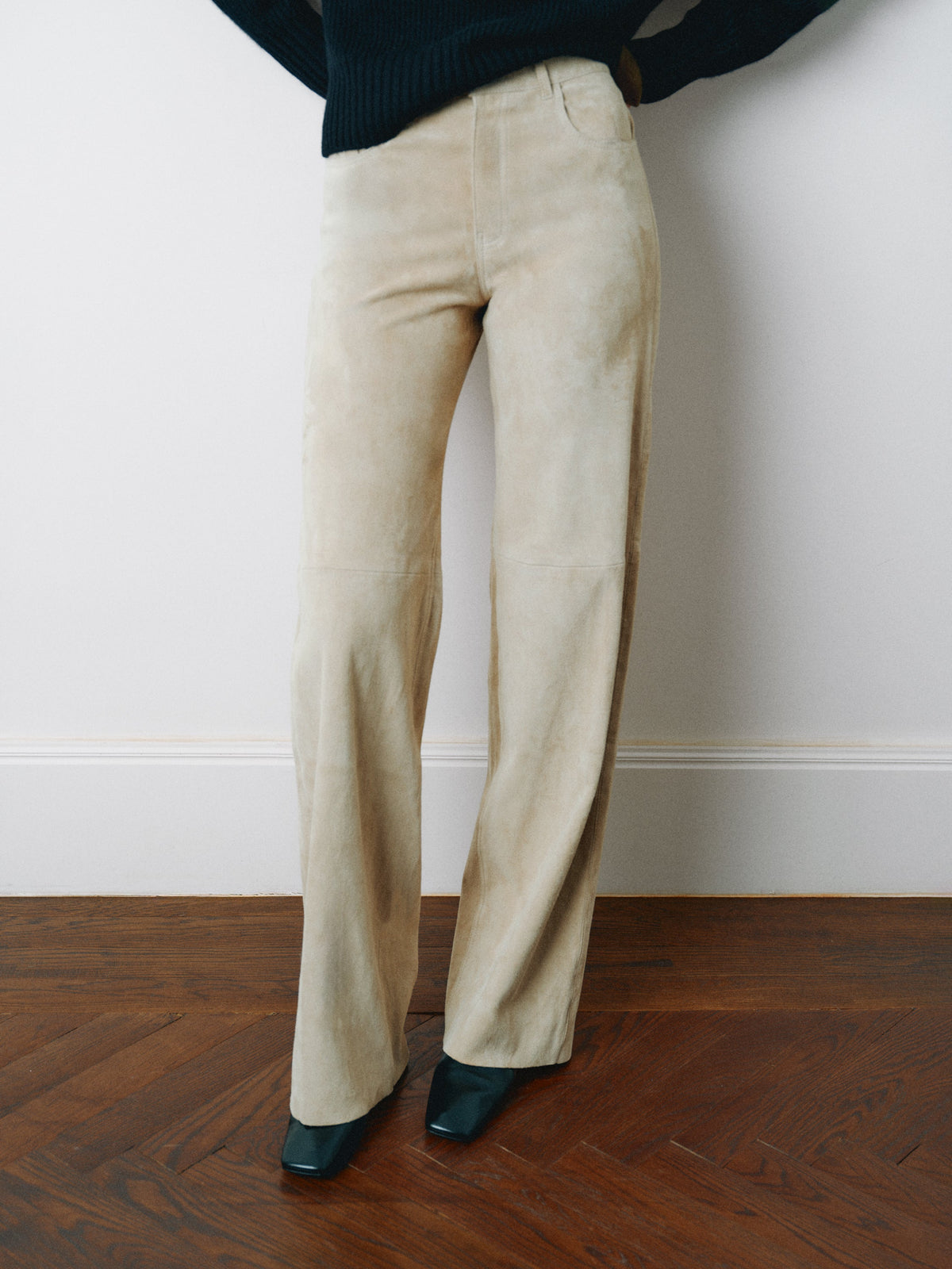Suede Pants