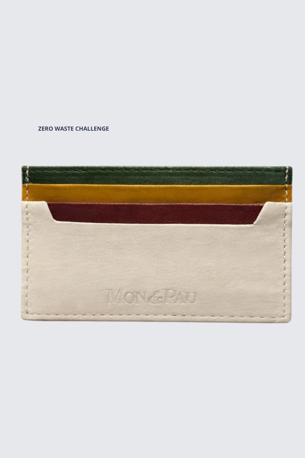 WALLET COMBO BONE&MOSS LEATHER