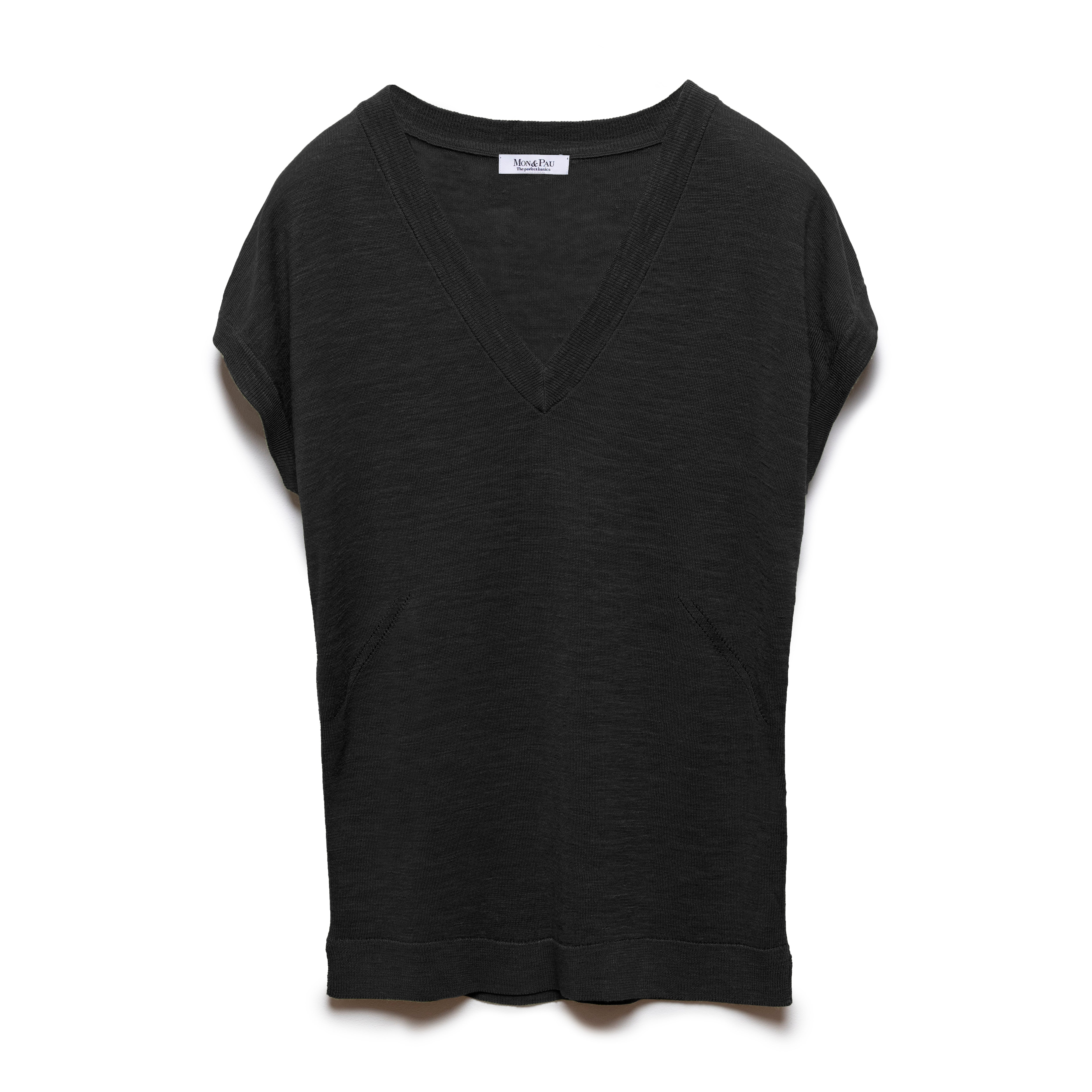 Sleeveless Black T-Shirt