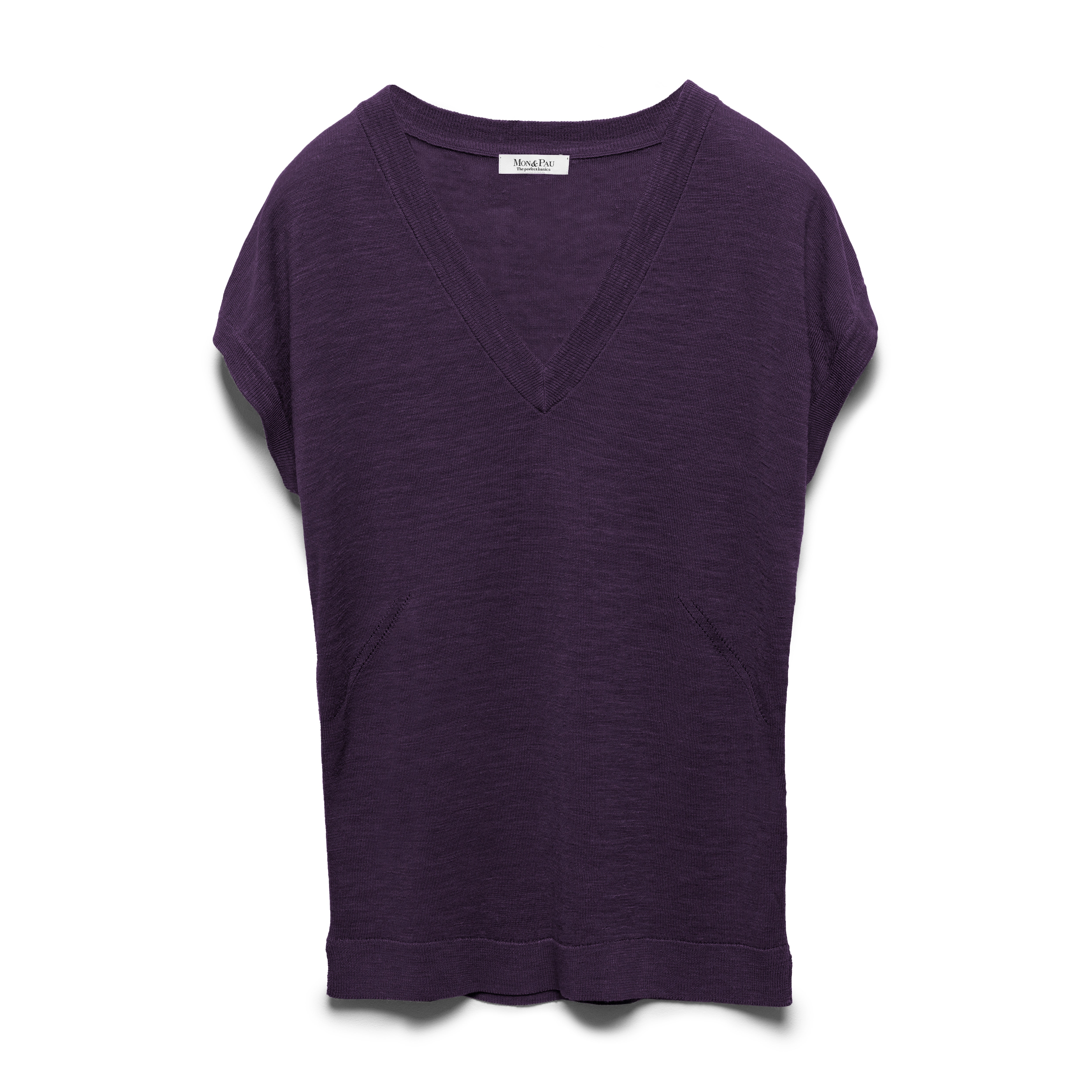SLEEVELESS LAVENDER LINEN