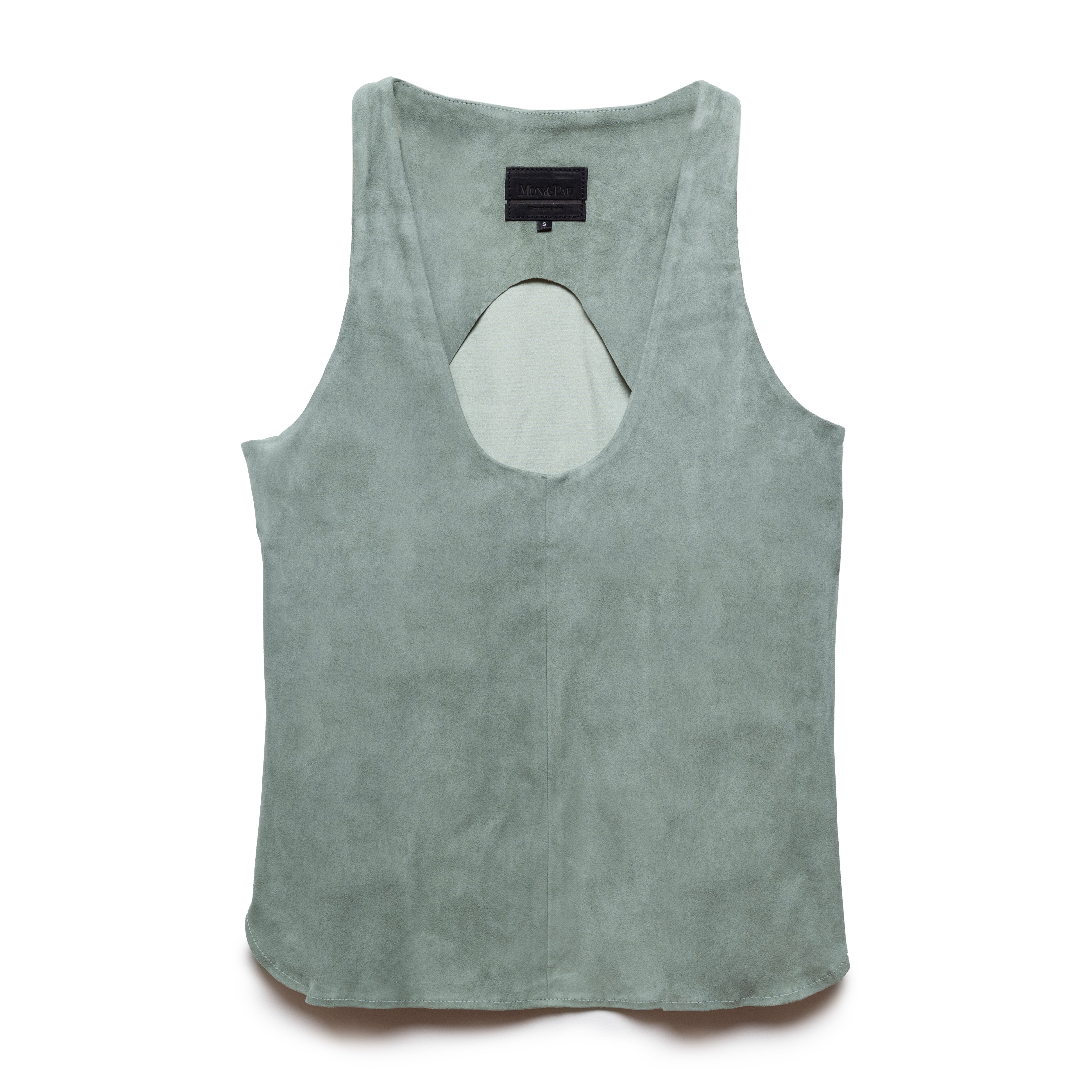 Tank Top Steel Suede