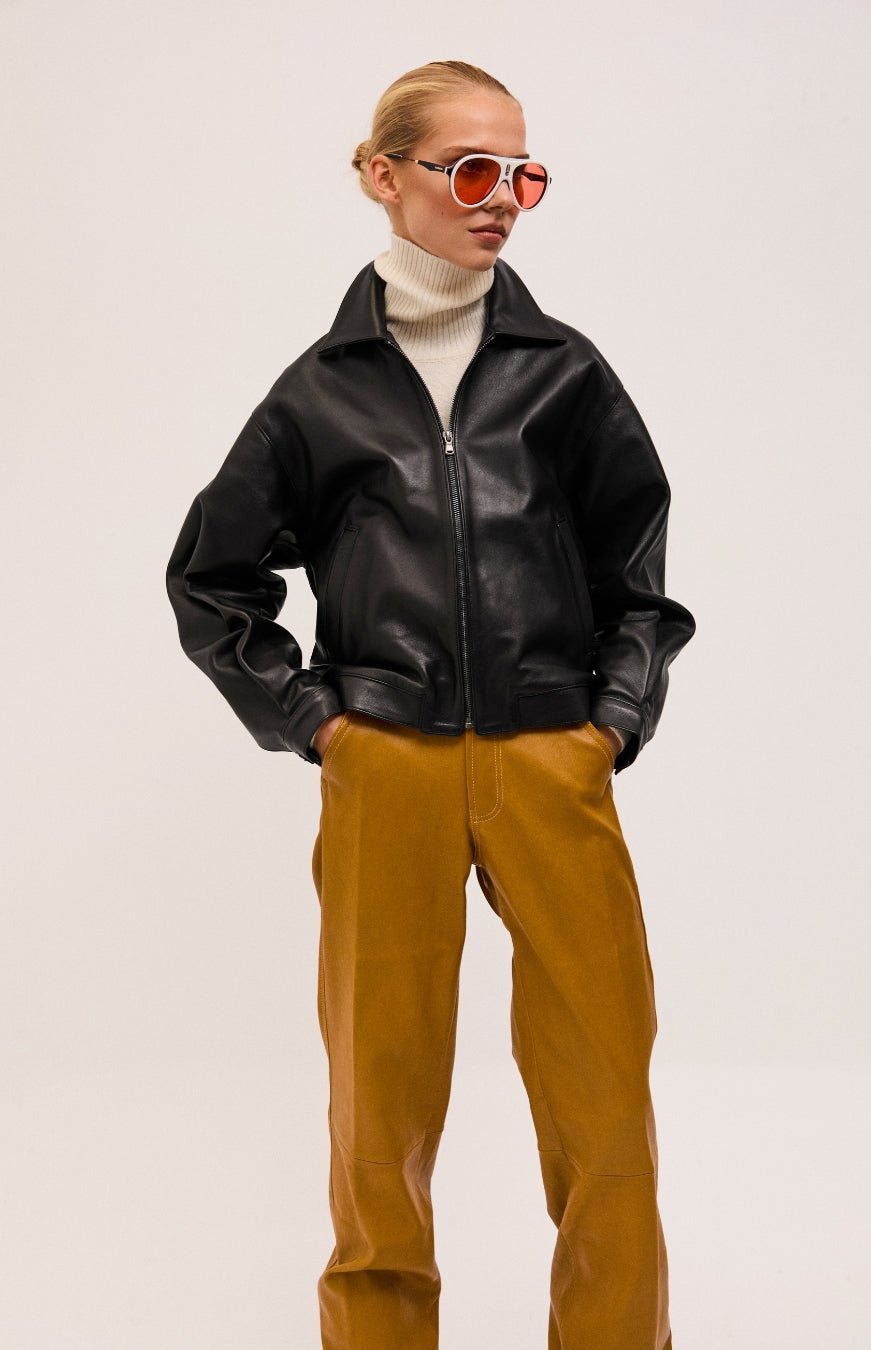 CHARLIE BLACK LEATHER