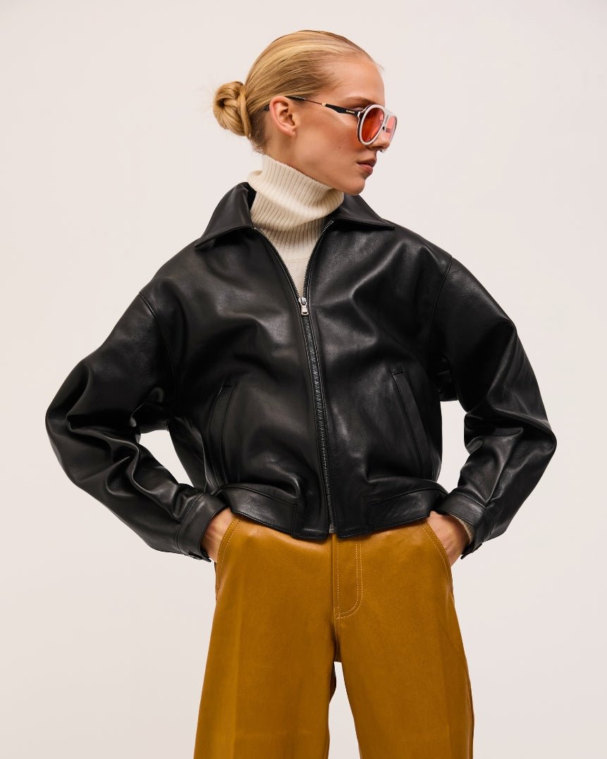 CHARLIE BLACK LEATHER