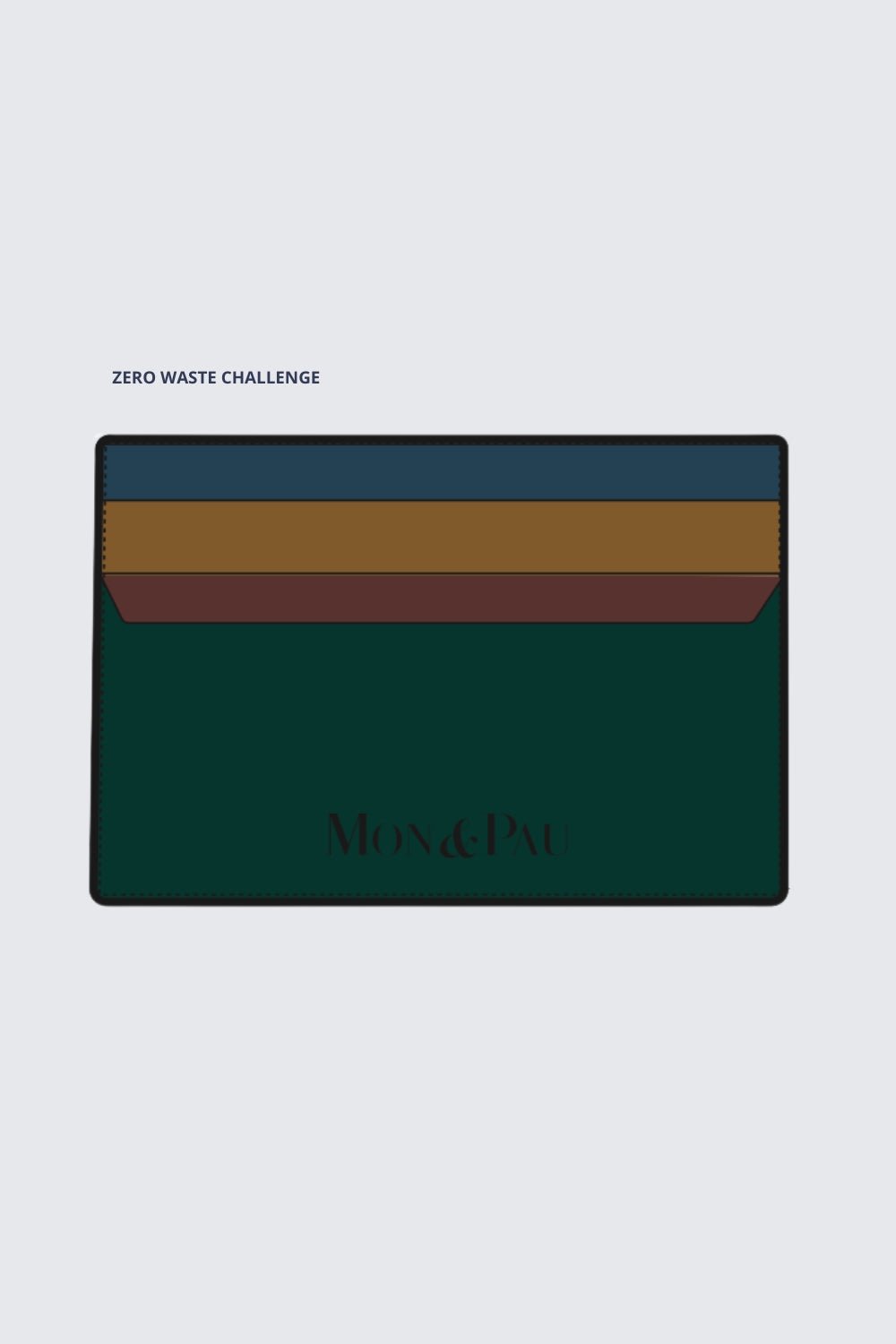 WALLET COMBO MALACHITE&BLUEBELL LEATHER