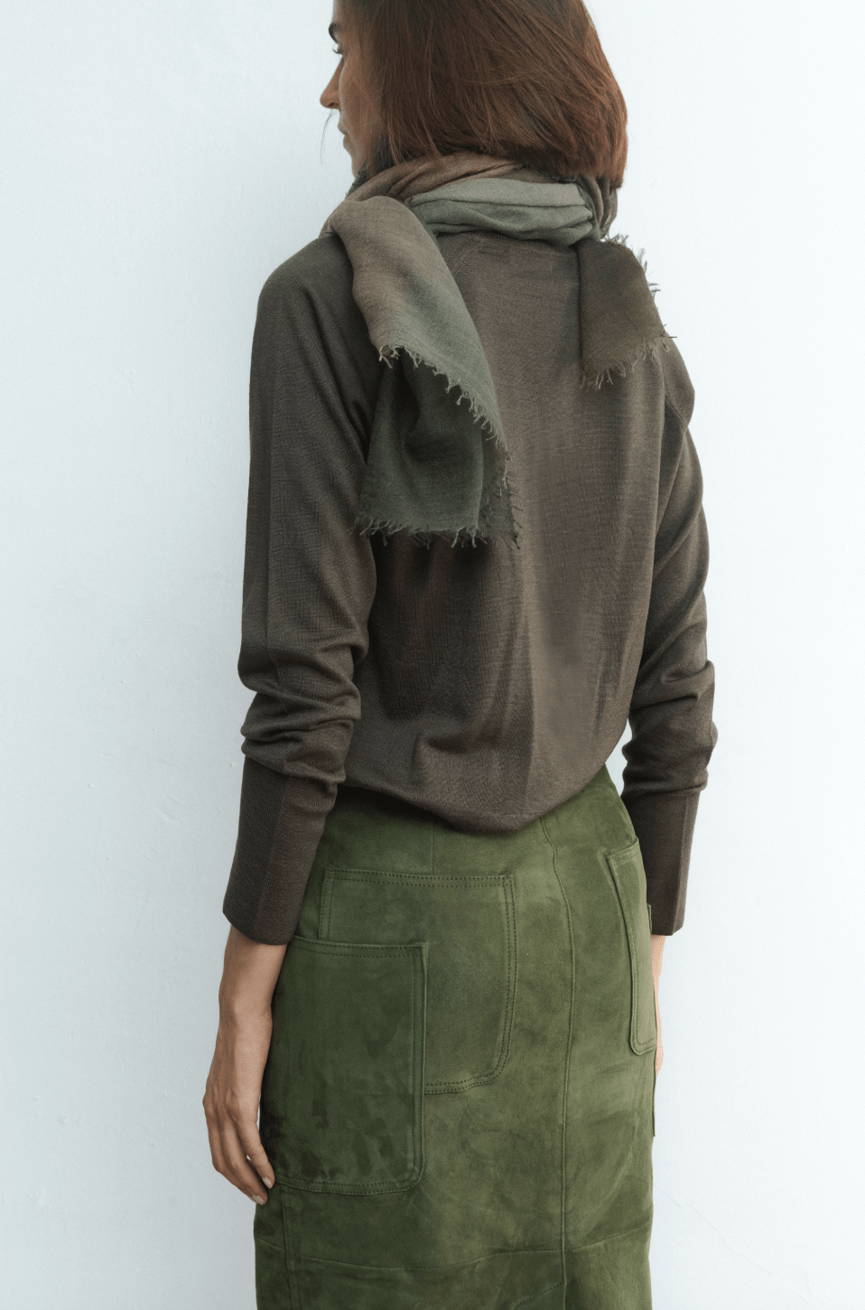 ALEJANDRA SKIRT MOSS SUEDE
