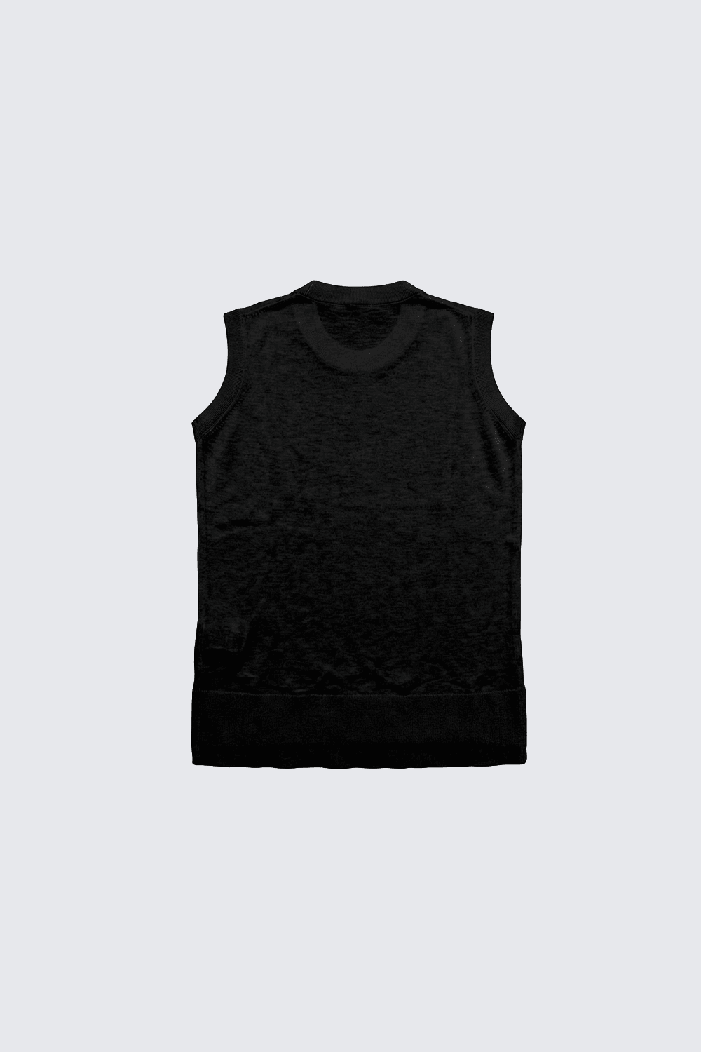 SLEEVELESS T-SHIRT BLACK