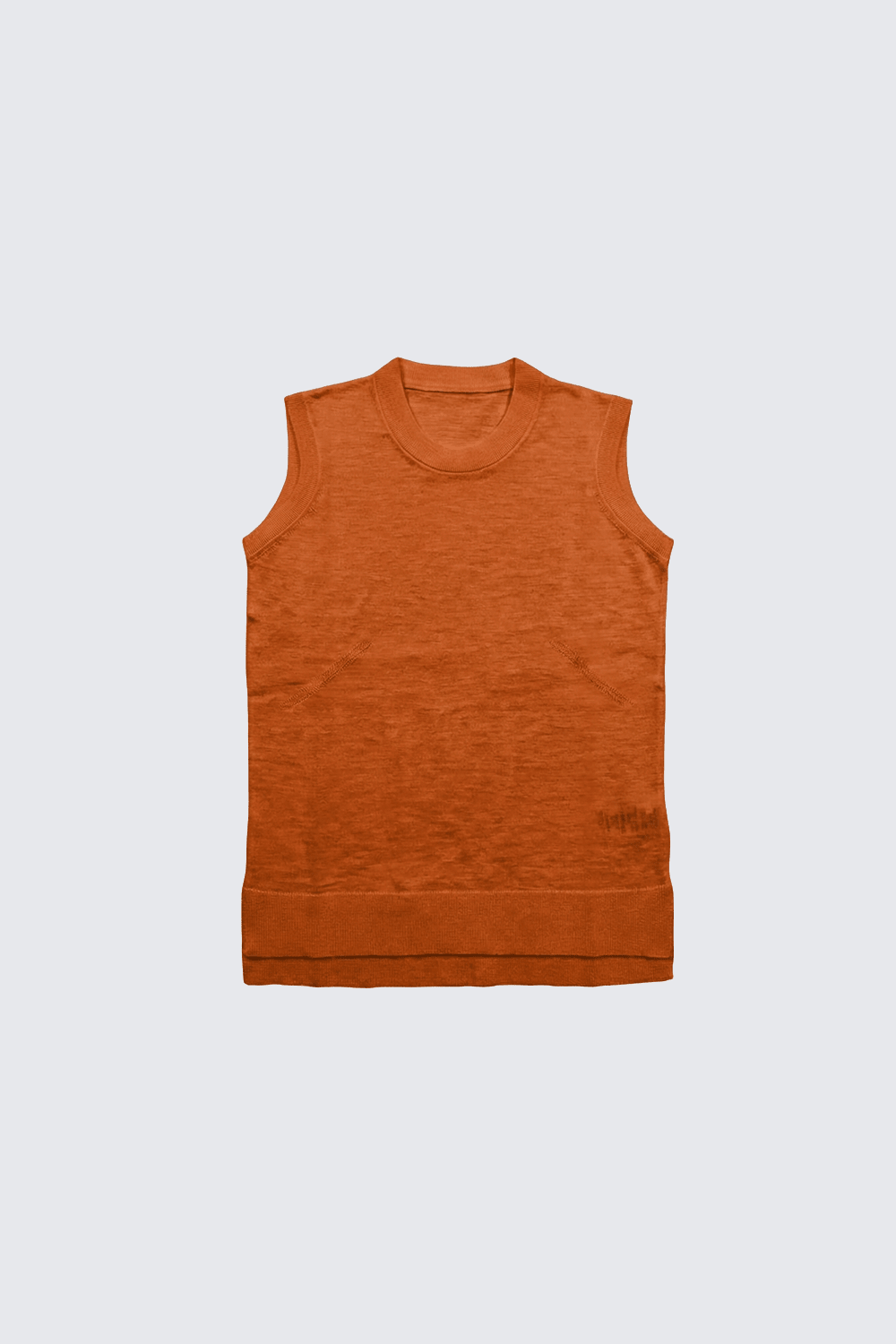 SLEEVELESS T-SHIRT SUN ORANGE
