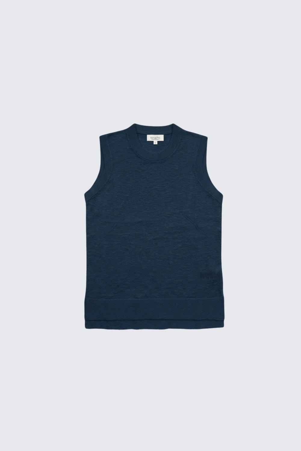 SLEEVELESS T-SHIRT VINTAGE BLUE