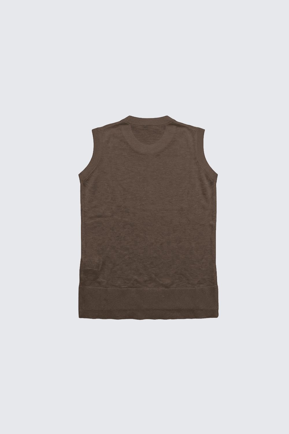 SLEEVELESS T-SHIRT SHADOW SAND