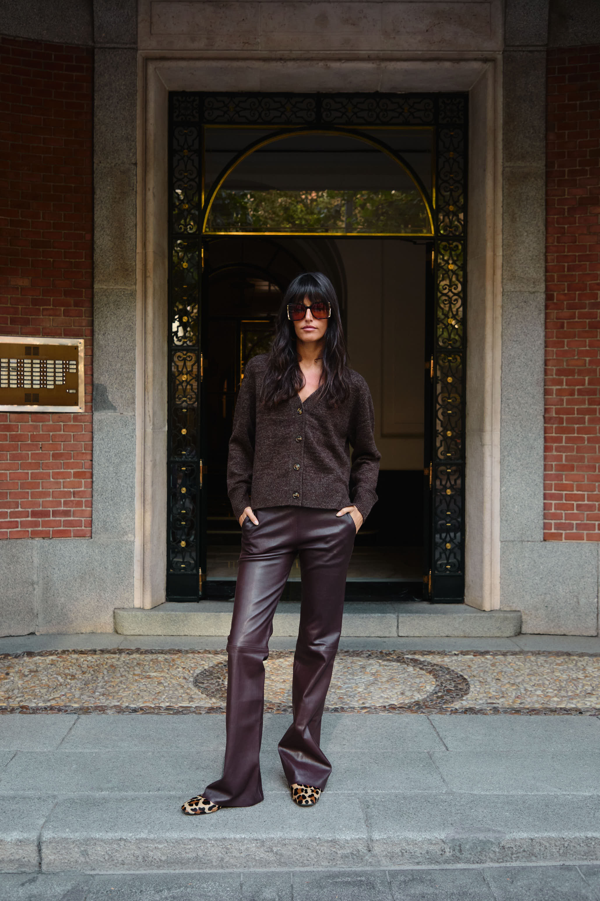 PIJAMA MAHOGANY LEATHER