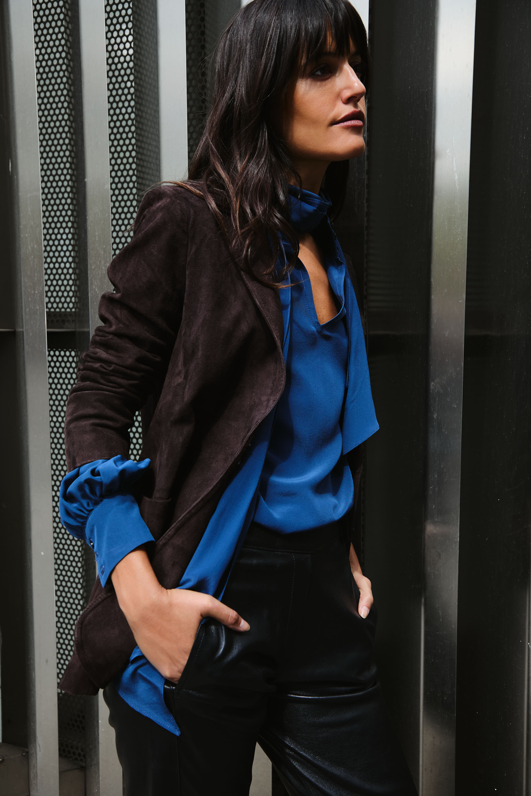 MATHILDA BLACK LEATHER