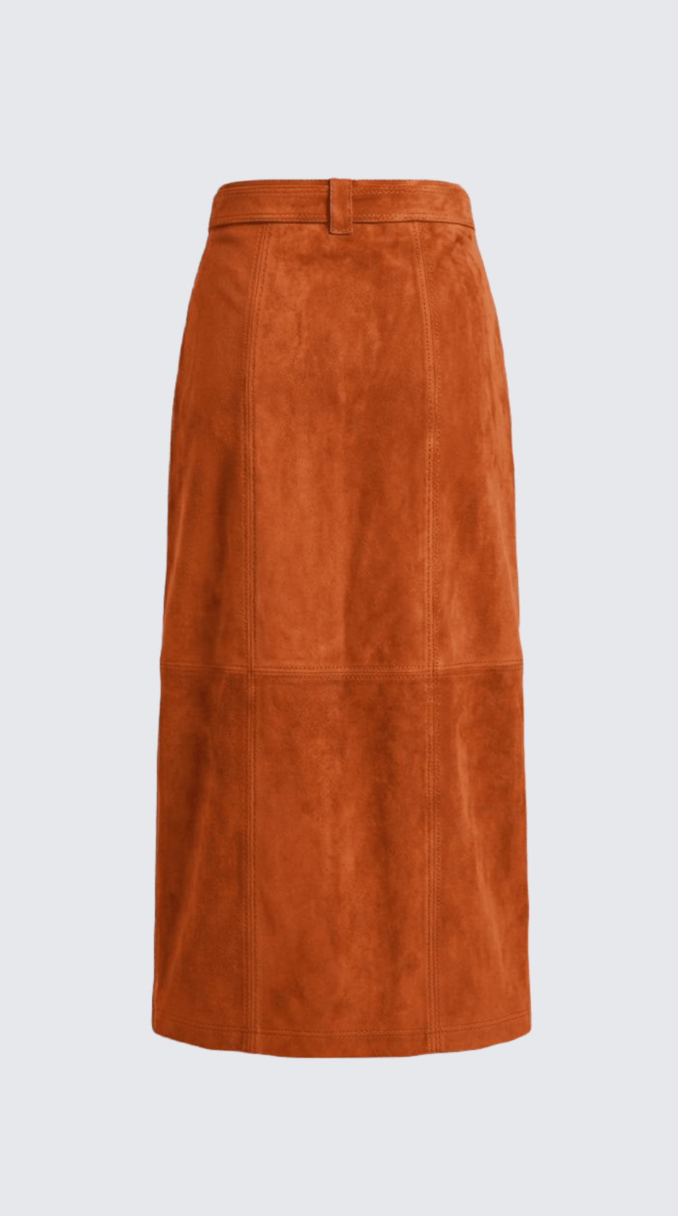 PAREO SKIRT SUN ORANGE SUEDE