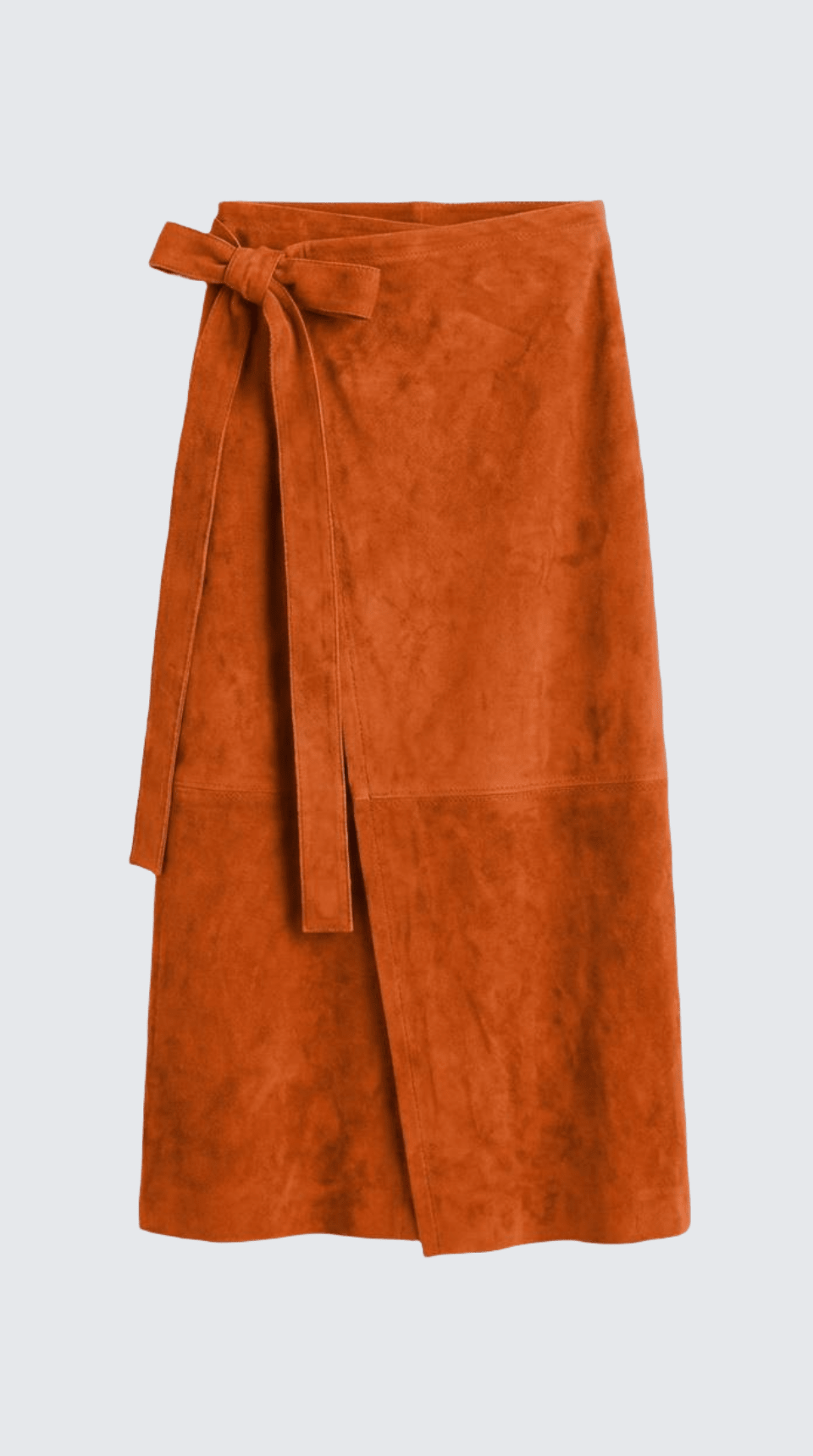 PAREO SKIRT SUN ORANGE SUEDE