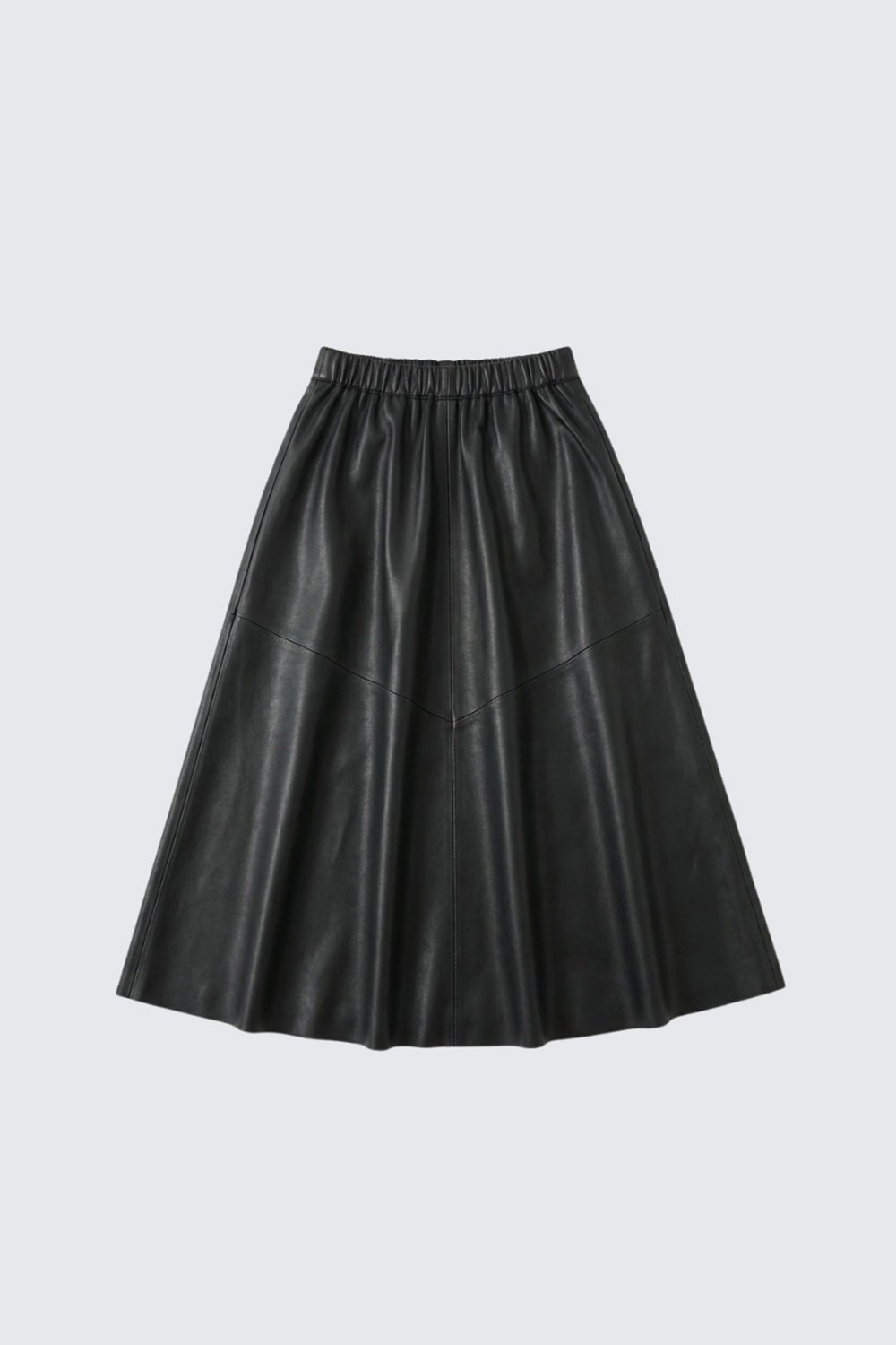 RAQUEL SKIRT BLACK LEATHER LIGHT