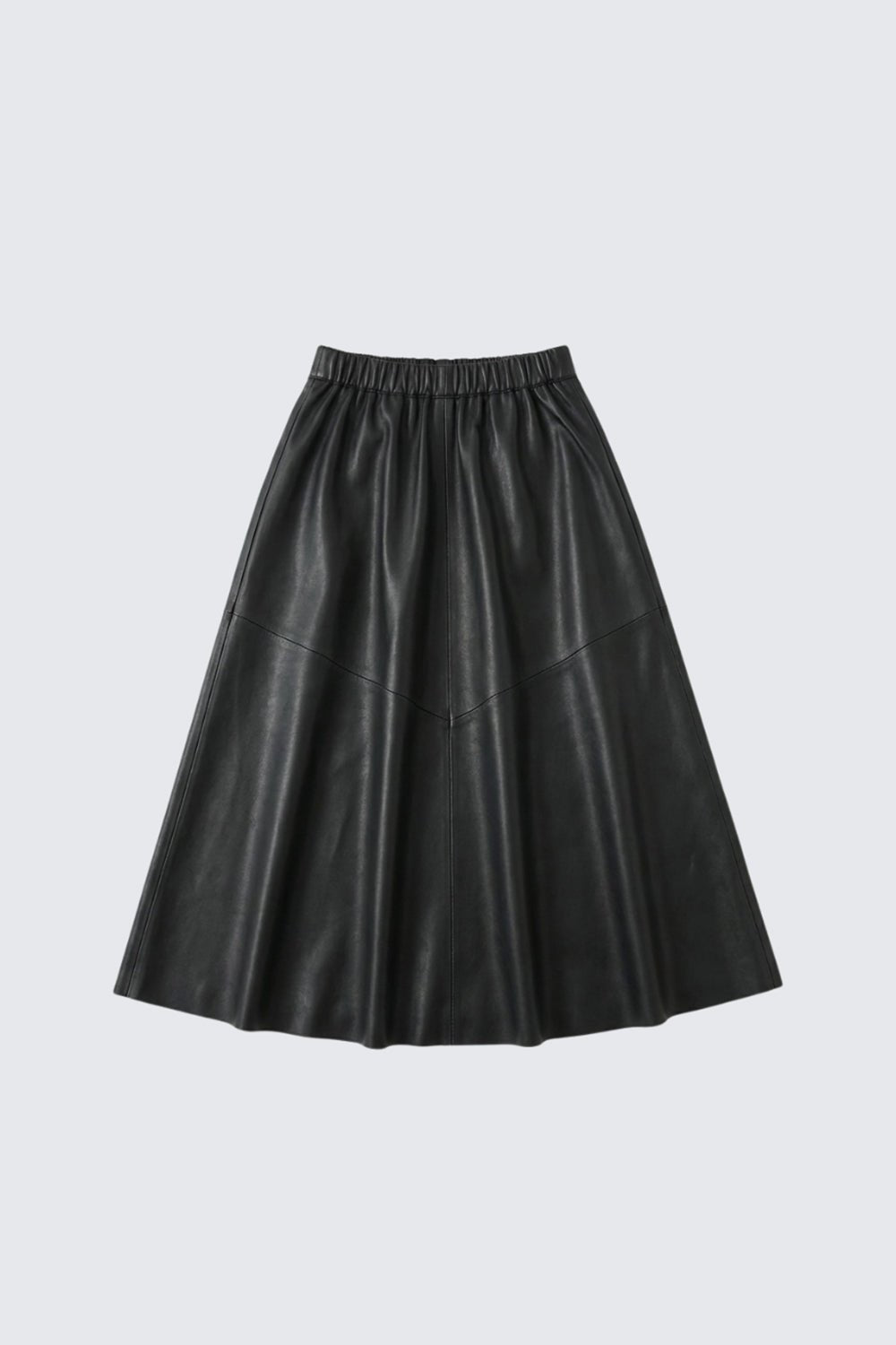 RAQUEL SKIRT BLACK LEATHER LIGHT
