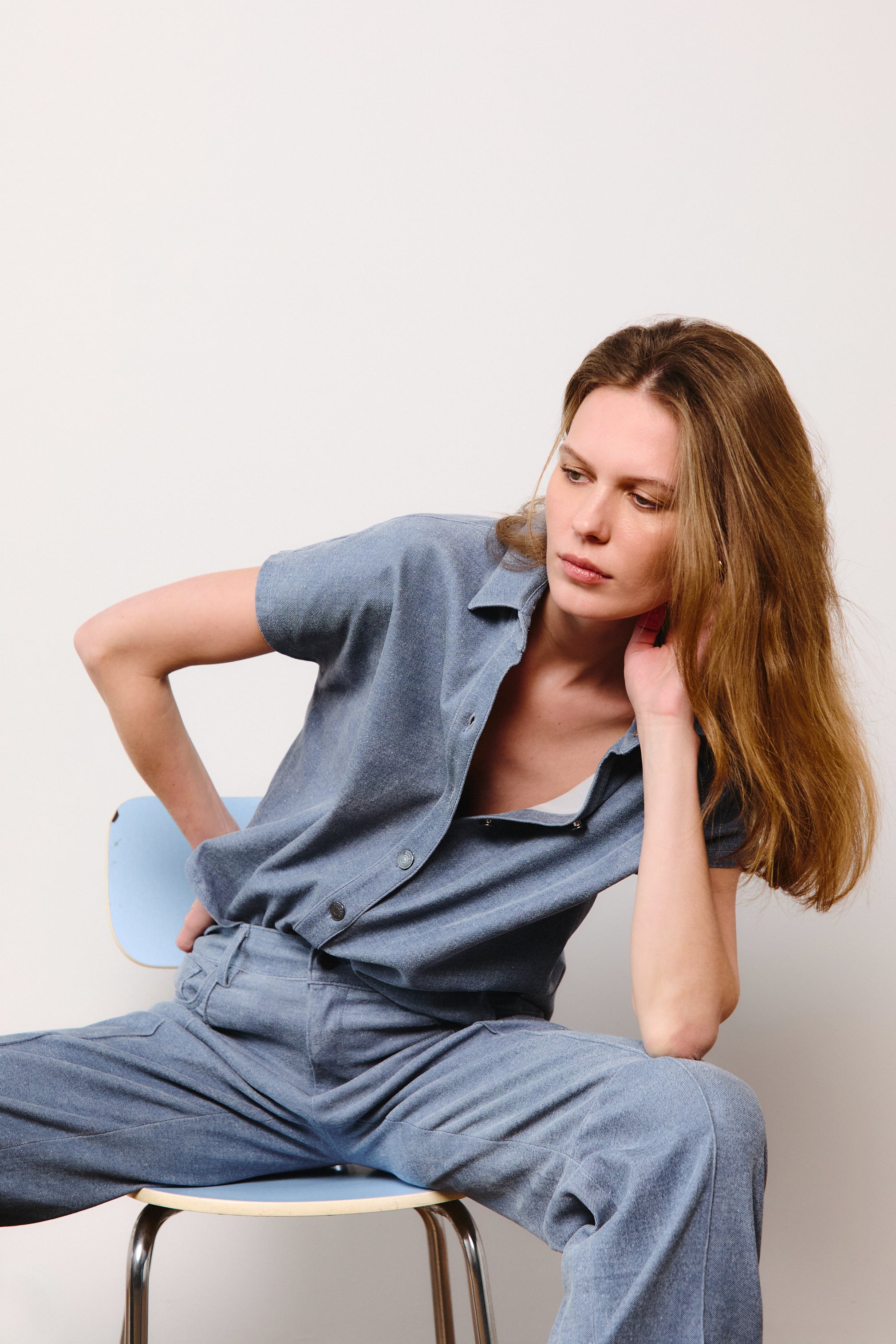 FEDERICA PANT RETRO BLUE