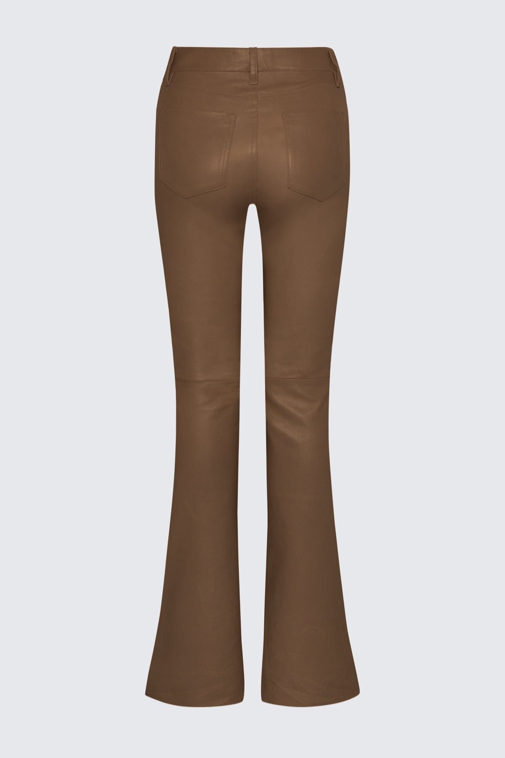 FLARE PANT SADDLE LEATHER