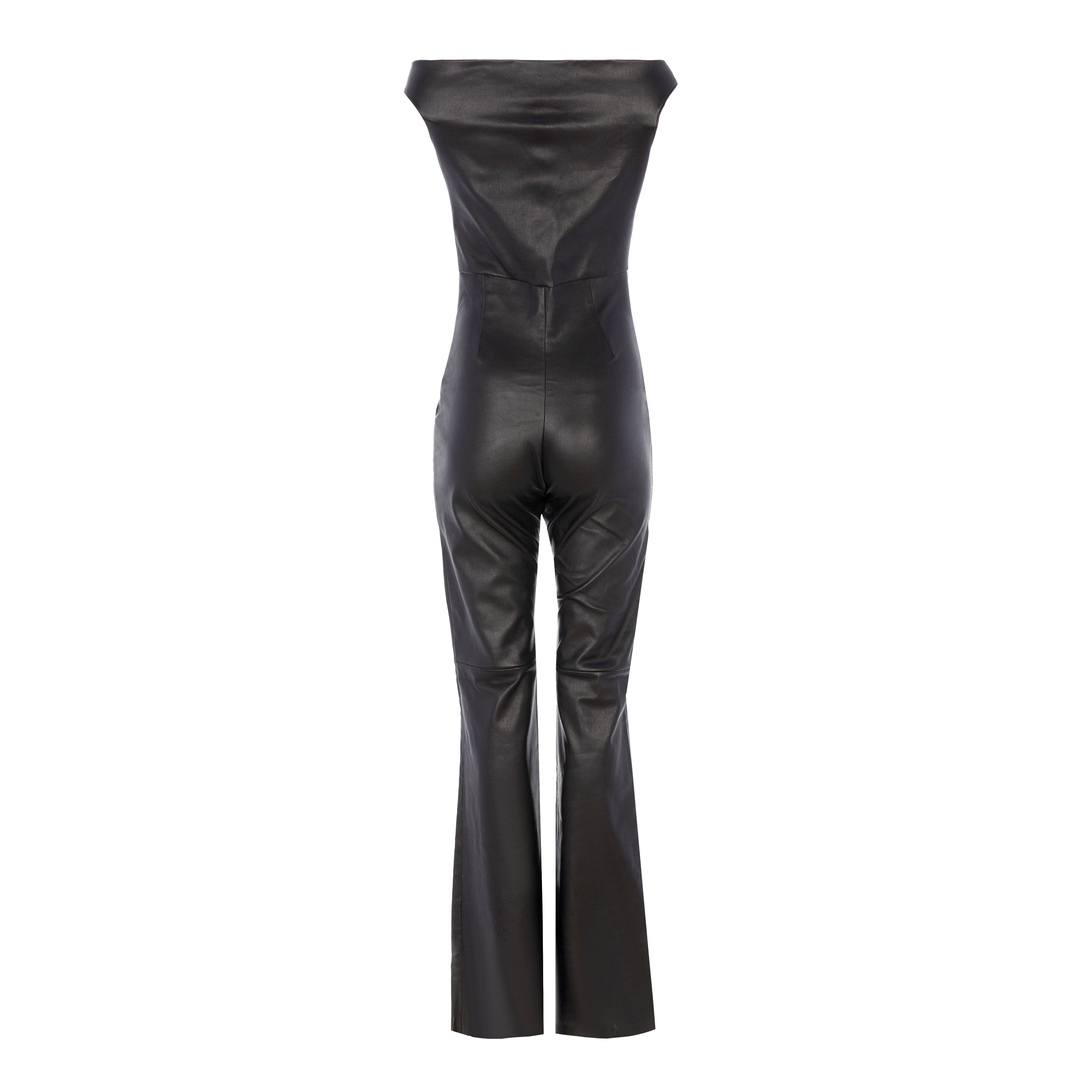 Olivia Jumpsuit Black Plongé