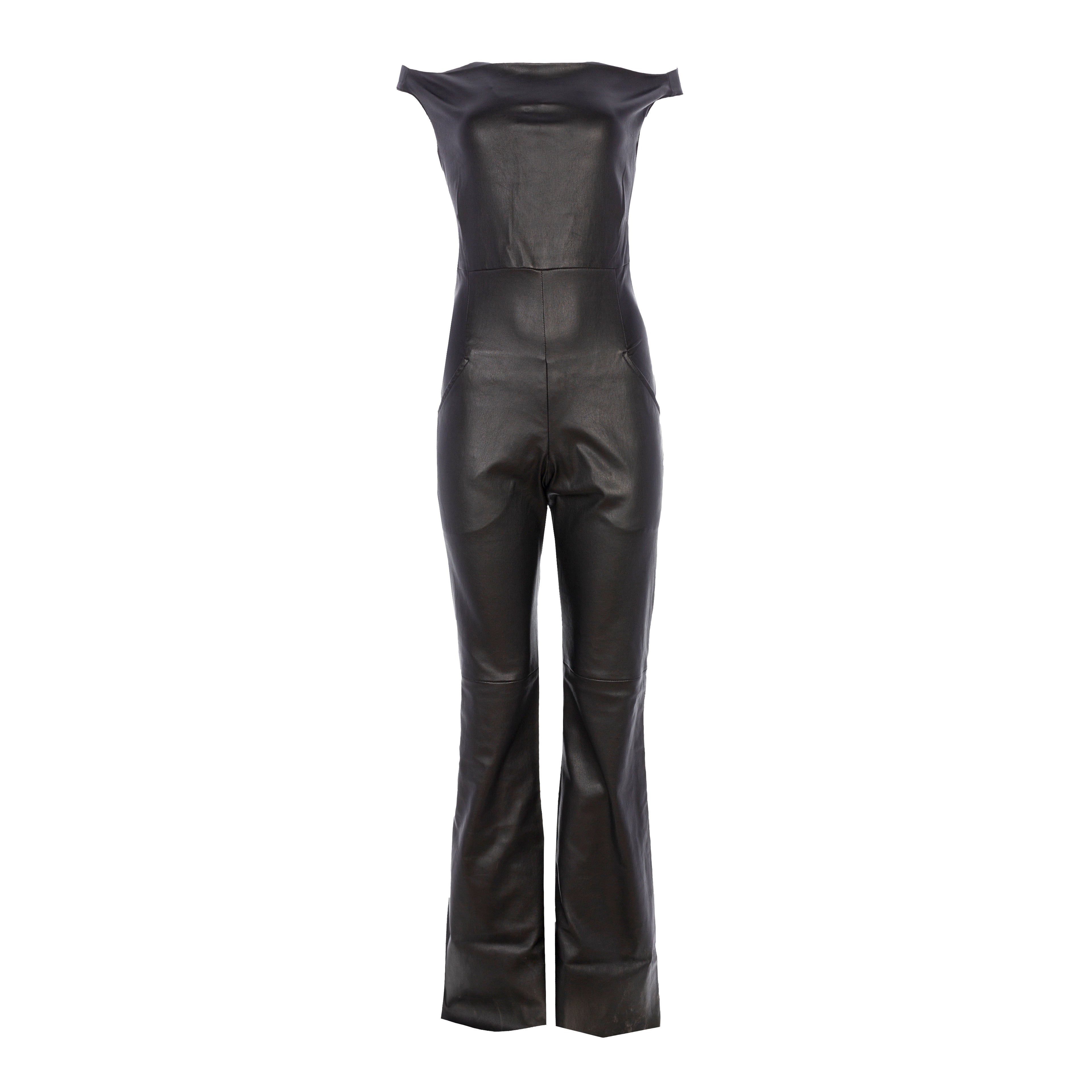 Olivia Jumpsuit Black Plongé