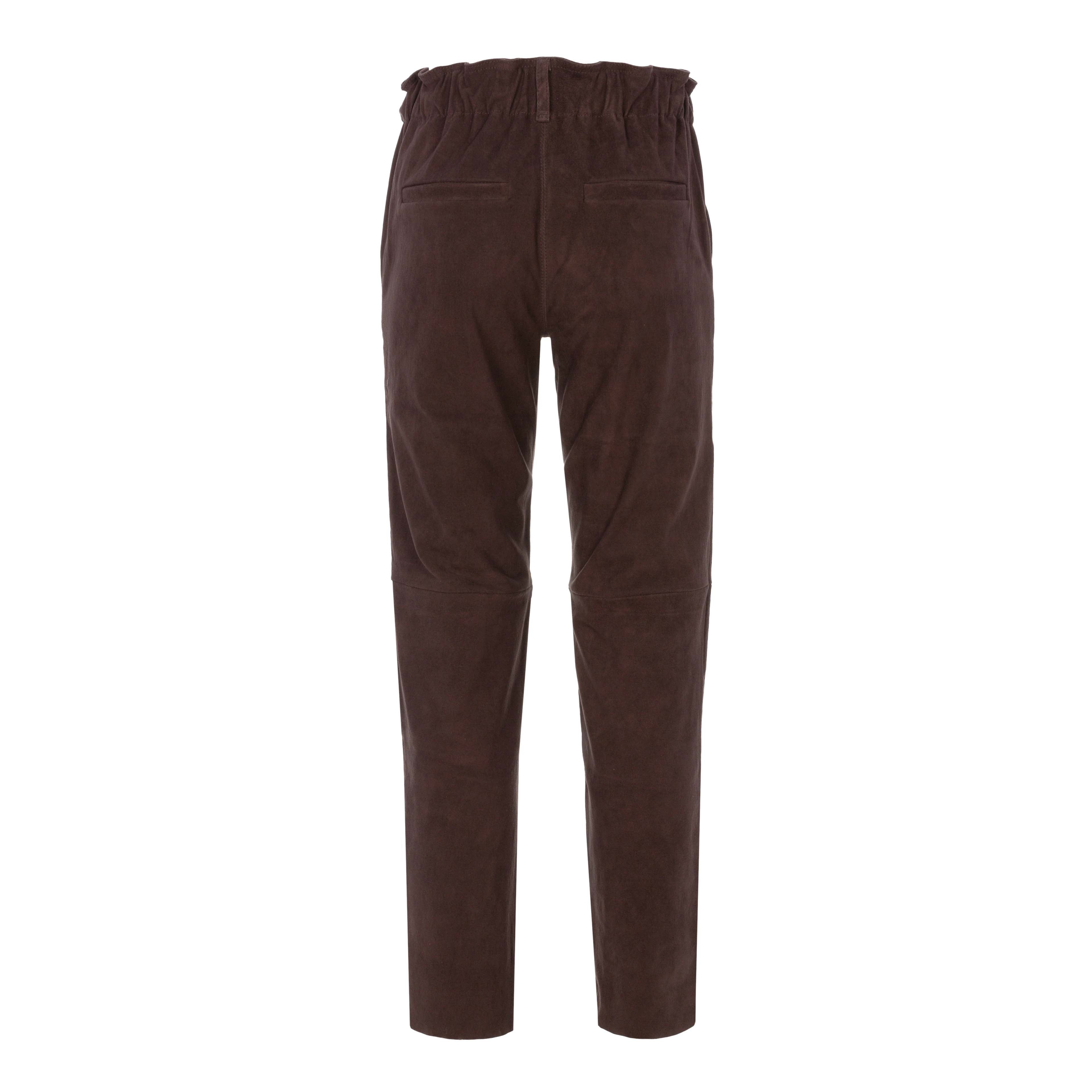 Paz Dark Chocolate Suede
