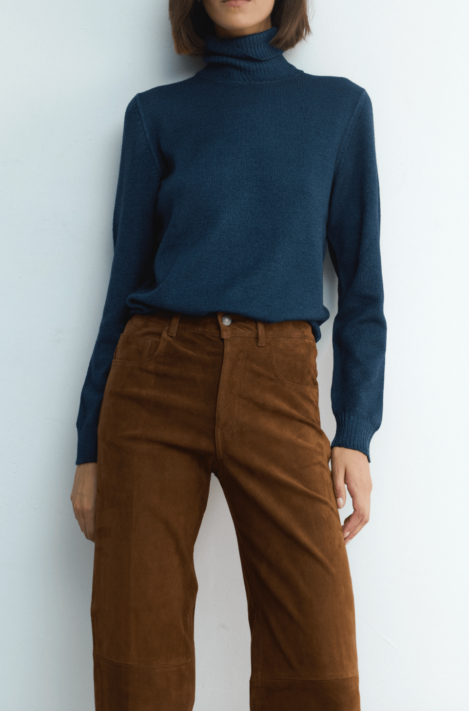 LOLA PANT SADDLE SUEDE