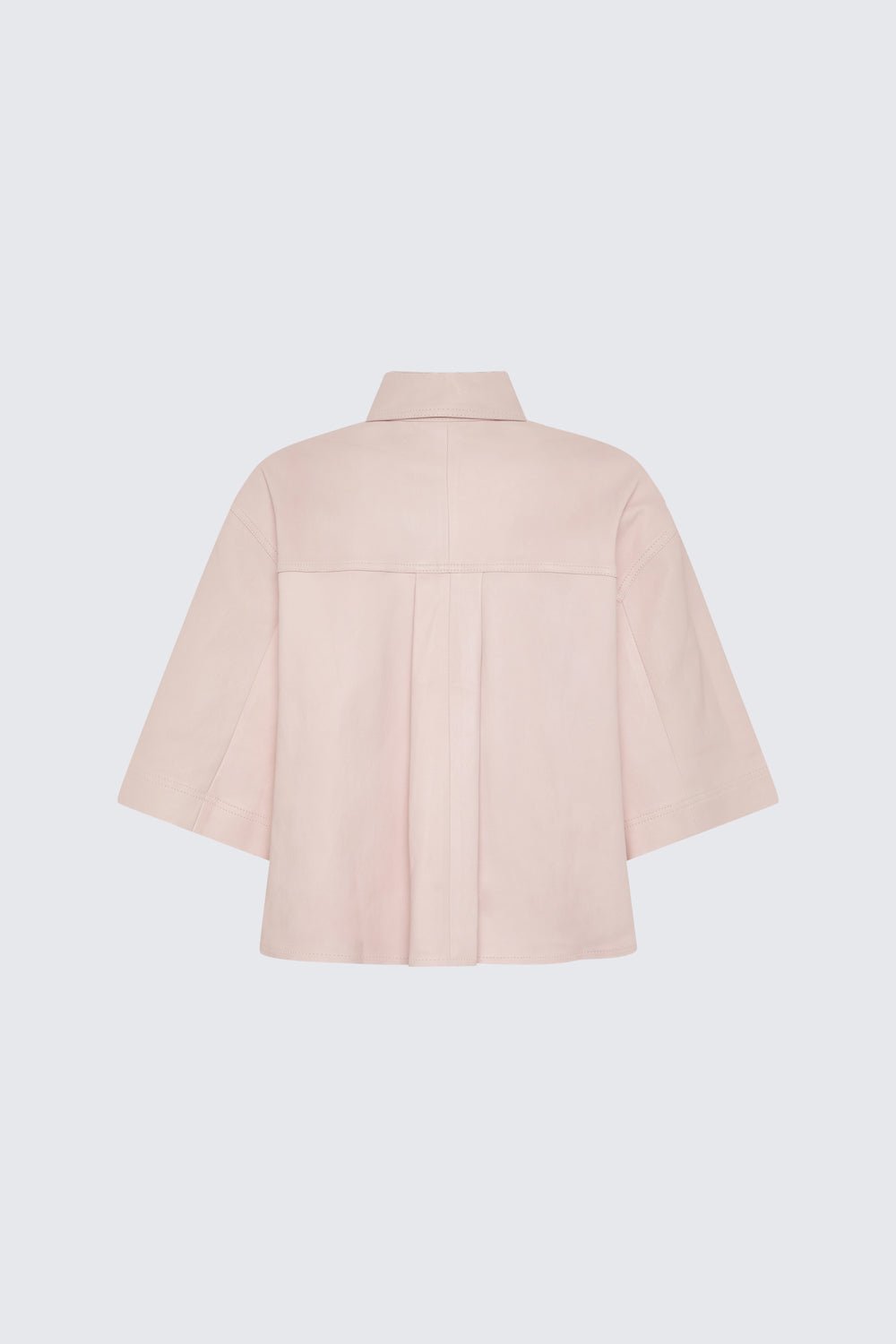 LULU SHIRT ROSE QUARTZ LEATHER