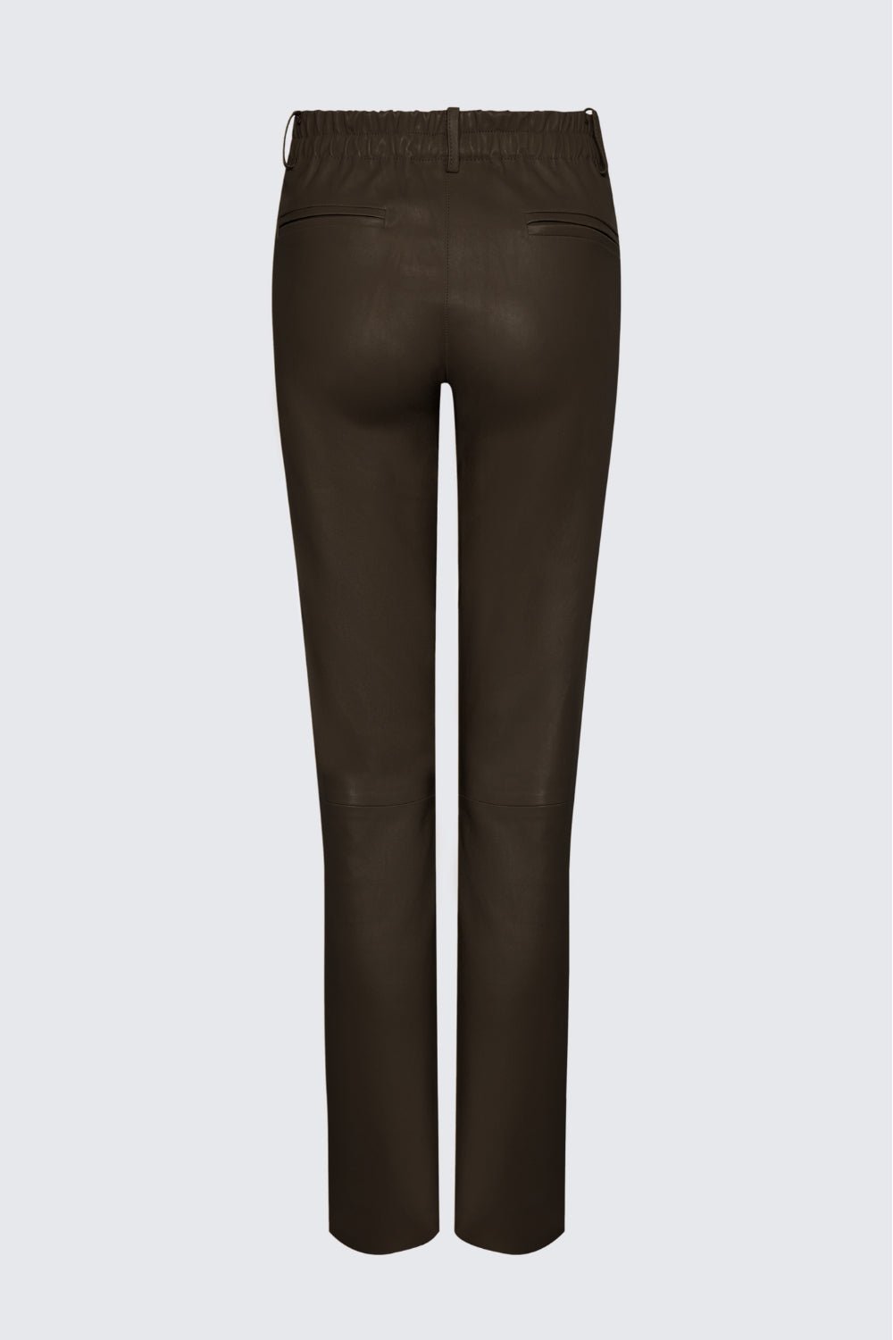 MATHILDA PANT DARK CHOCOLATE LEATHER