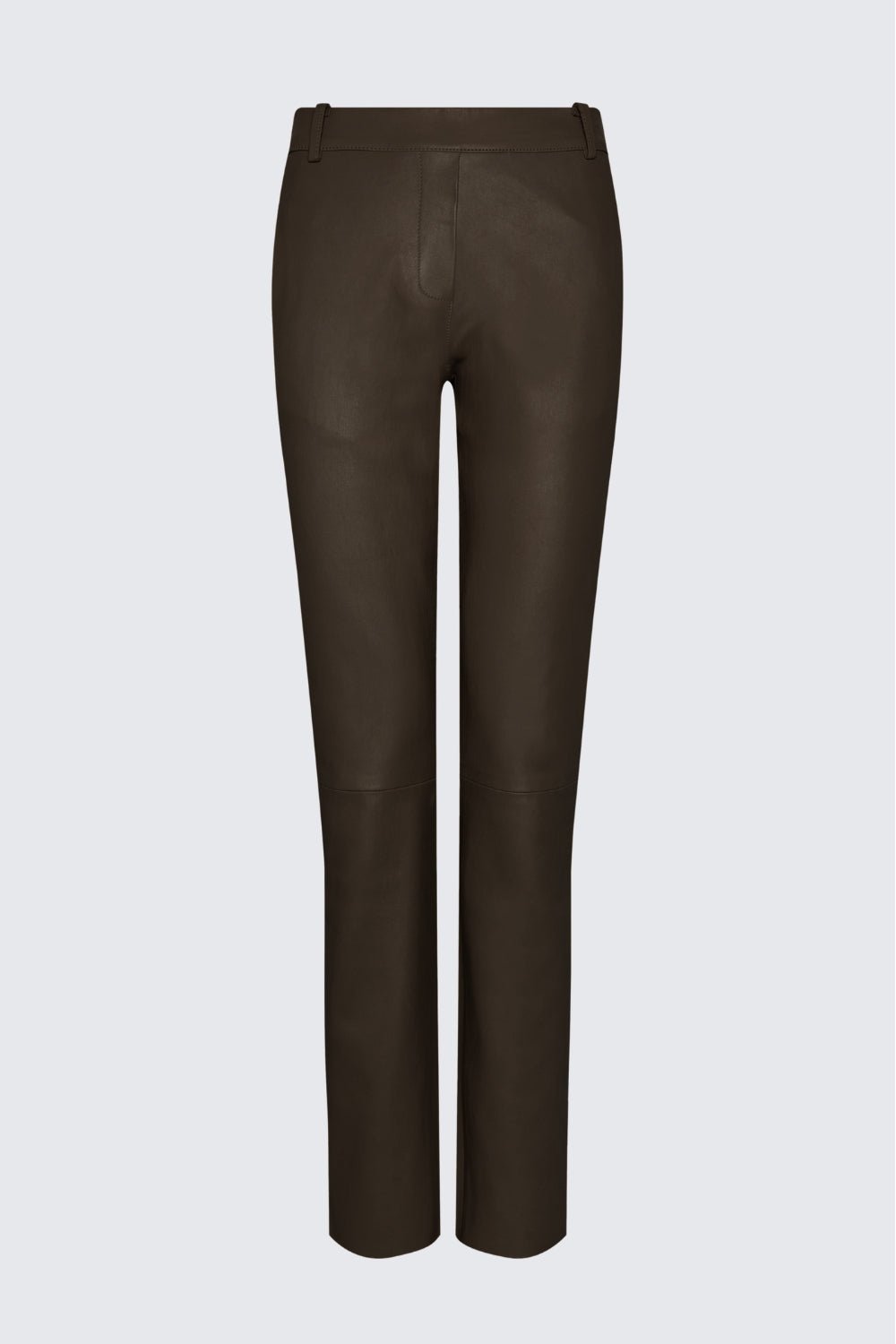 MATHILDA PANT DARK CHOCOLATE LEATHER