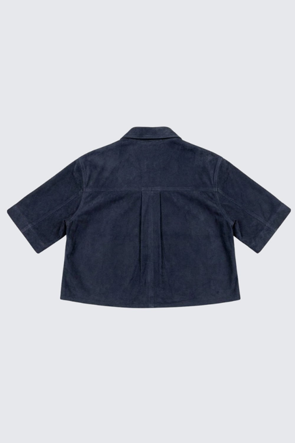 LULU SHIRT NAVY SUEDE LIGHT