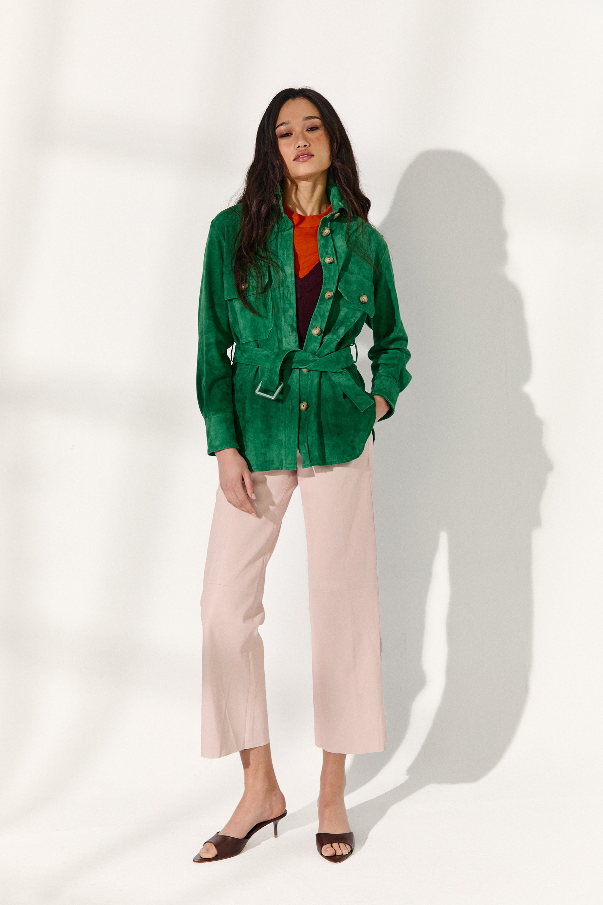 SLEEVELESS T-SHIRT SUN ORANGE