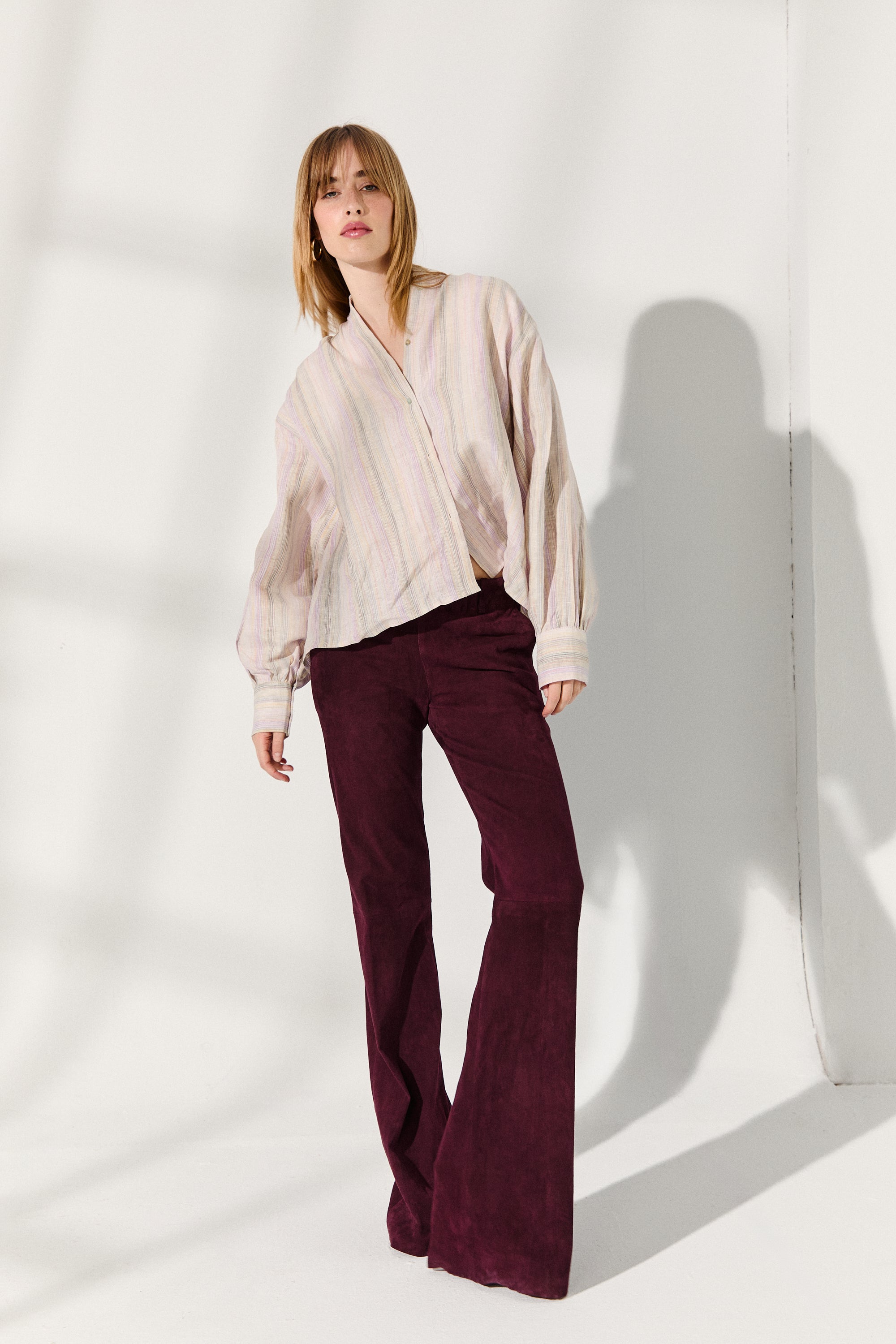 PIJAMA PANT TWILIGHT PLUM SUEDE