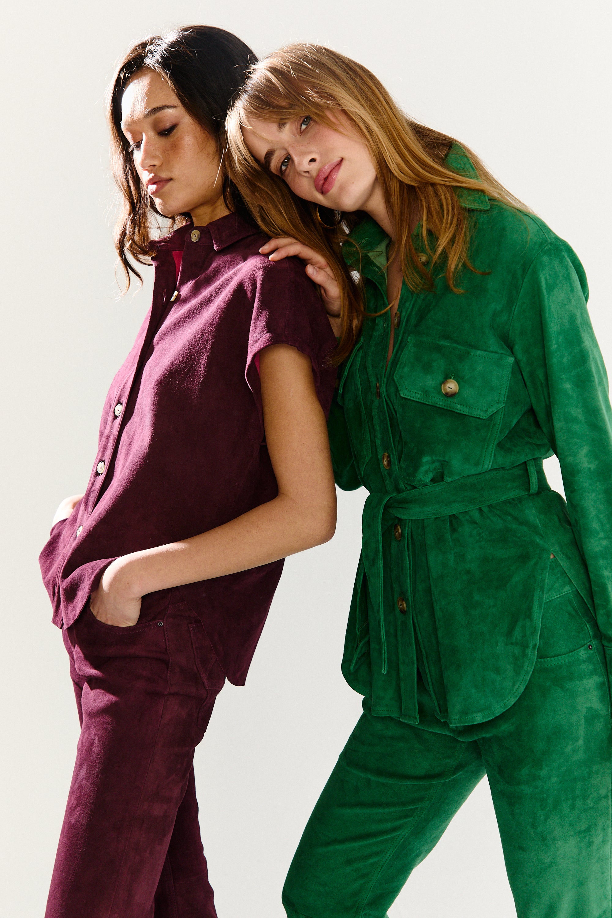 CLASSIC5 PANT TWILIGHT PLUM SUEDE