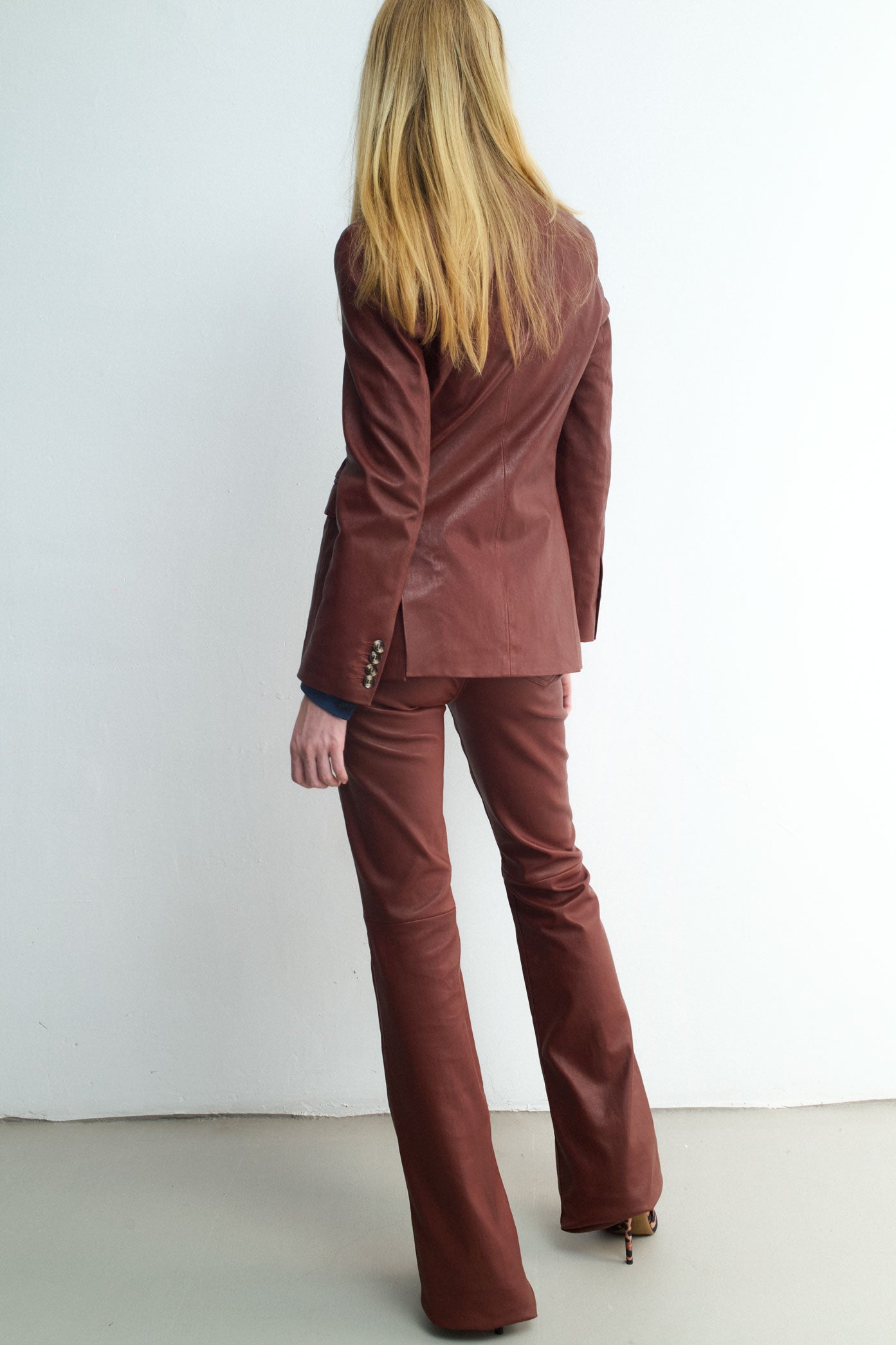 PATRICIA BLAZER BRONZER LEATHER