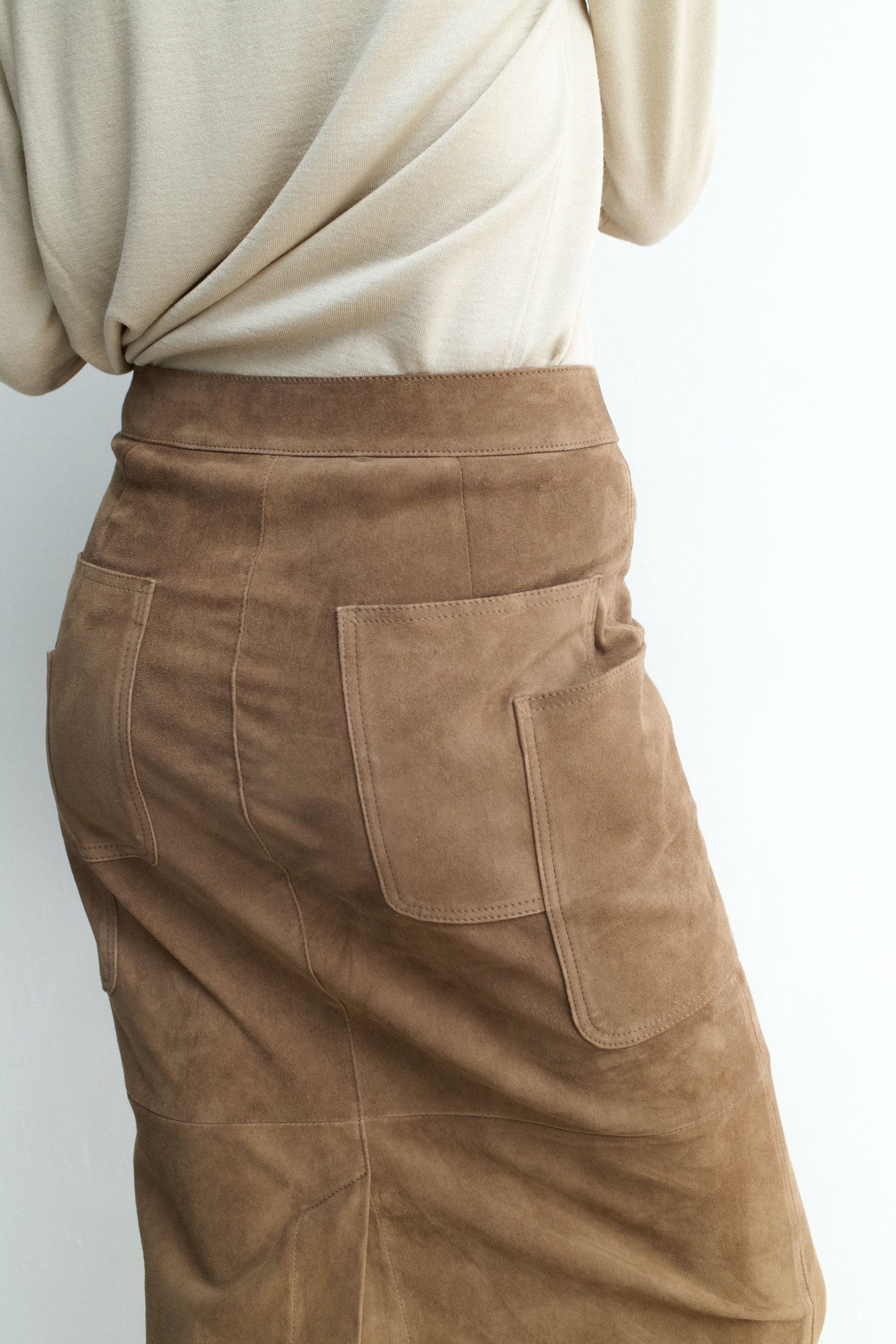 ALEJANDRA SKIRT OAK SUEDE