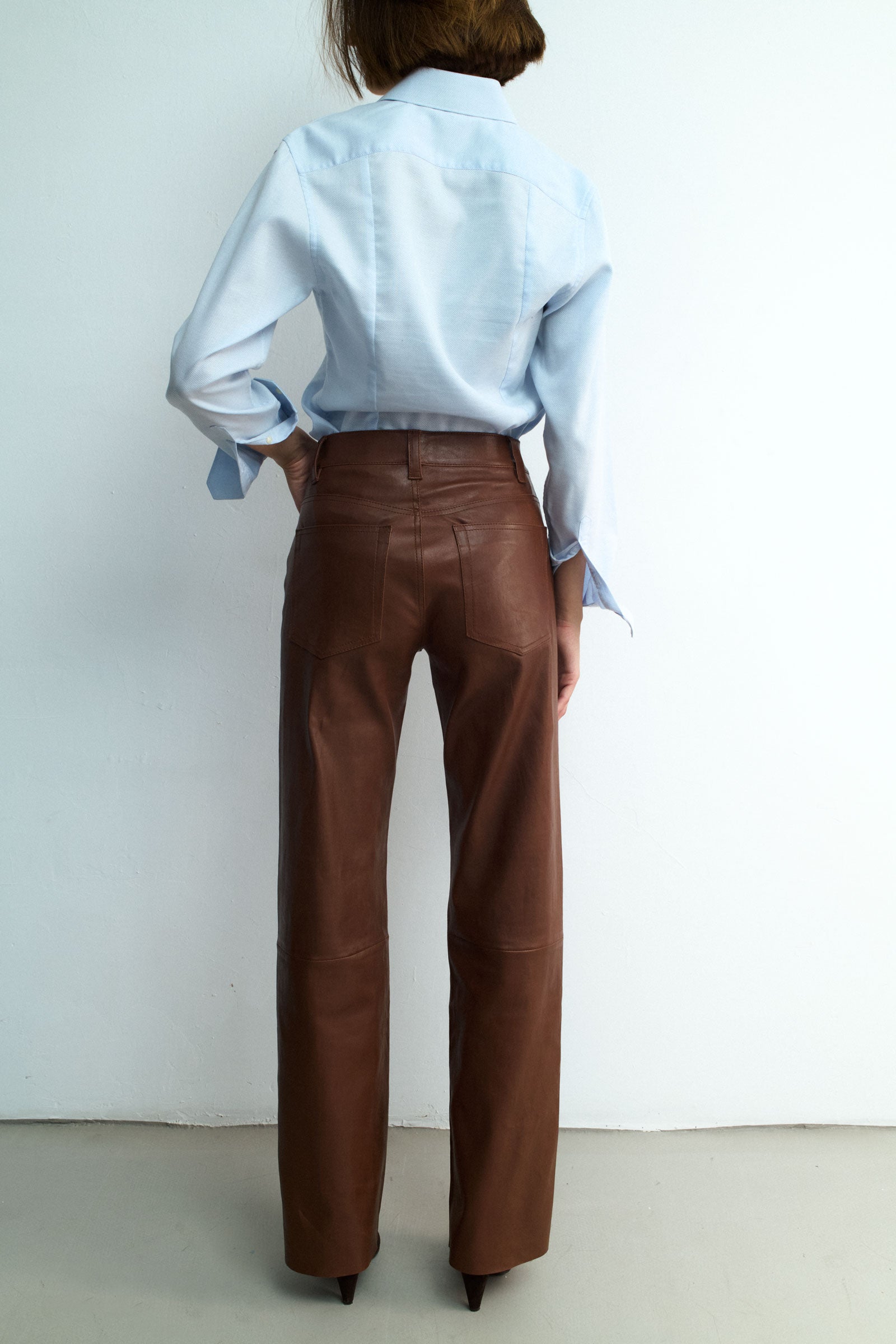ISABELLA PANT SADDLE LEATHER