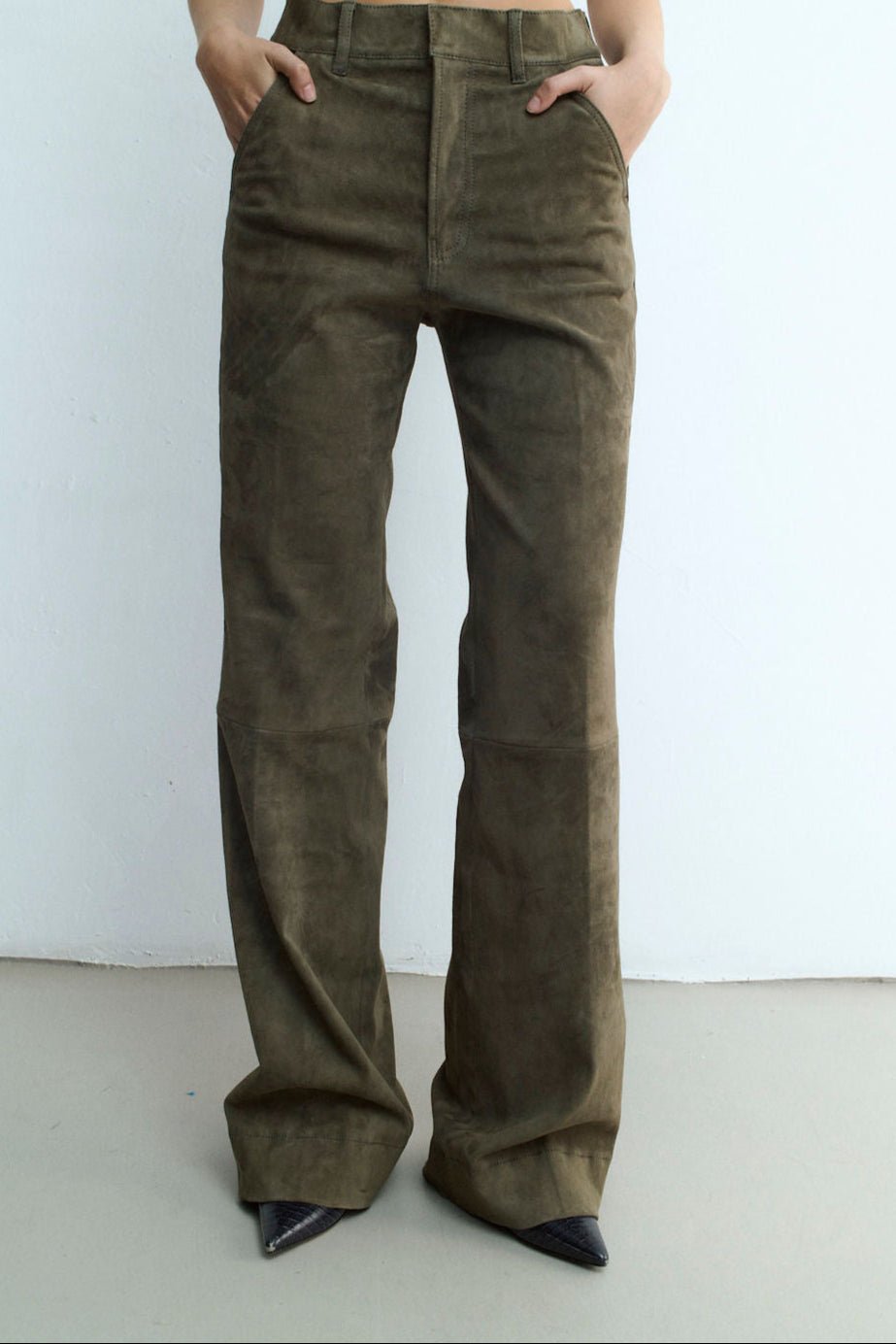 VERONICA PANT PINEWOOD SUEDE