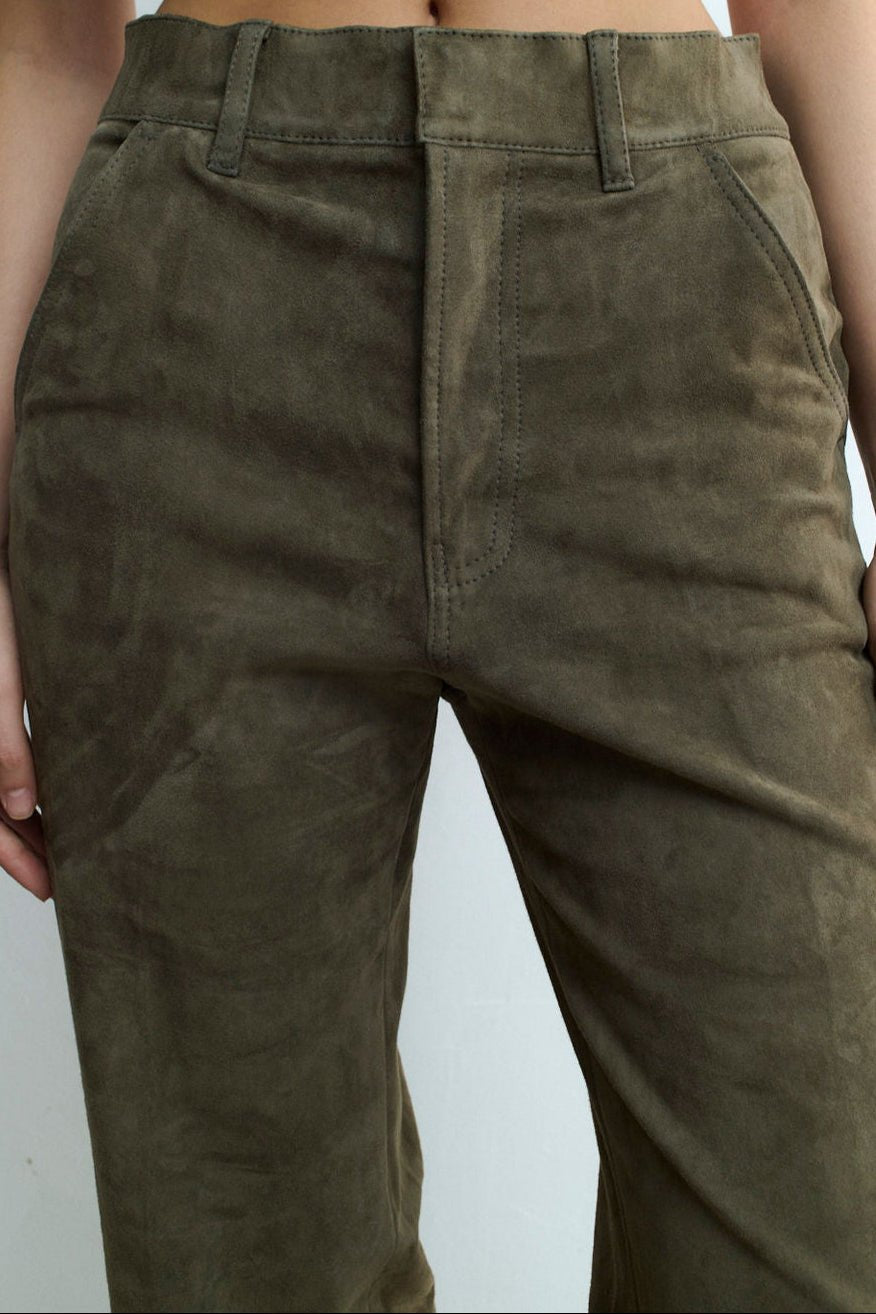 VERONICA PANT PINEWOOD SUEDE
