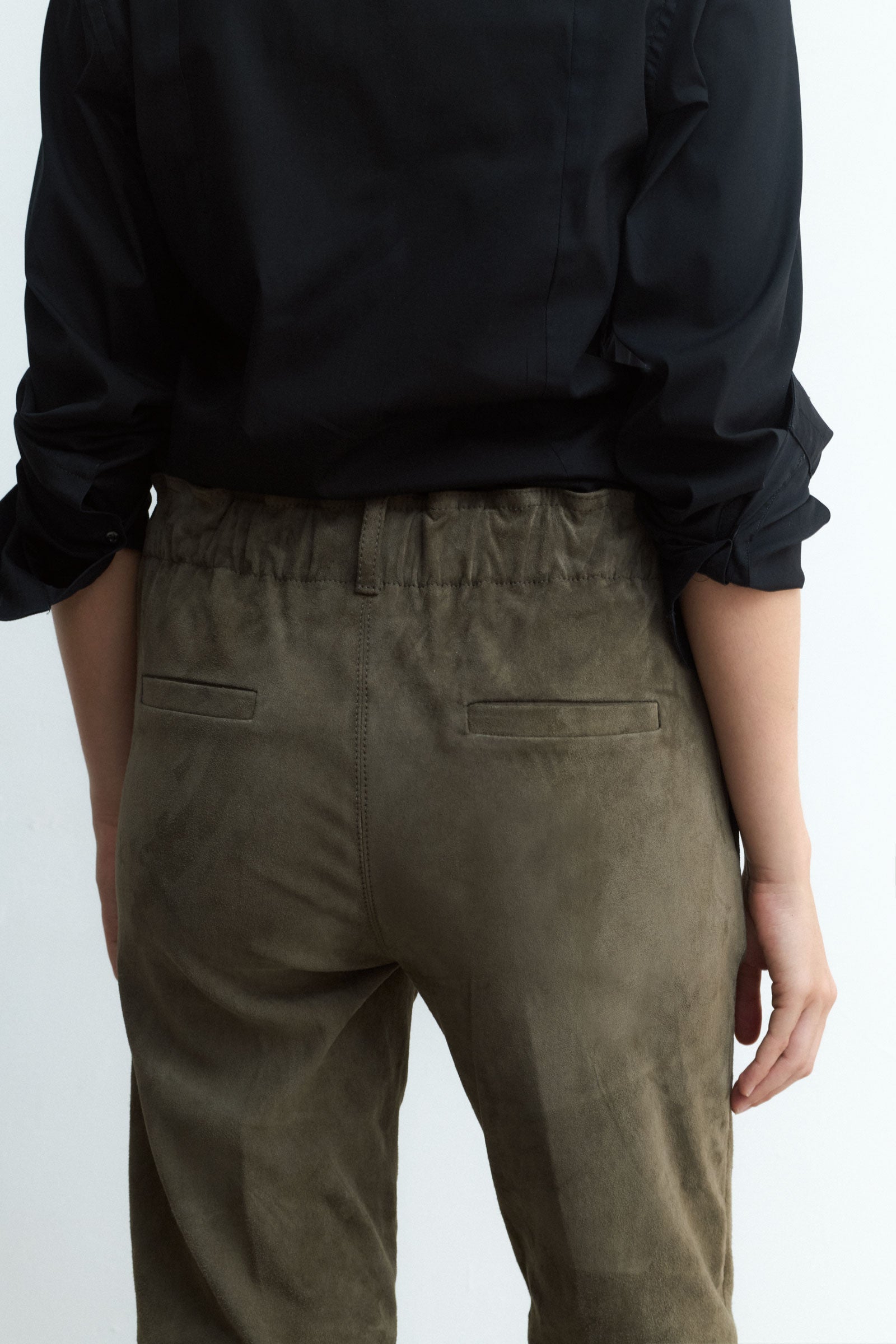 PAZ PANT PINEWOOD SUEDE