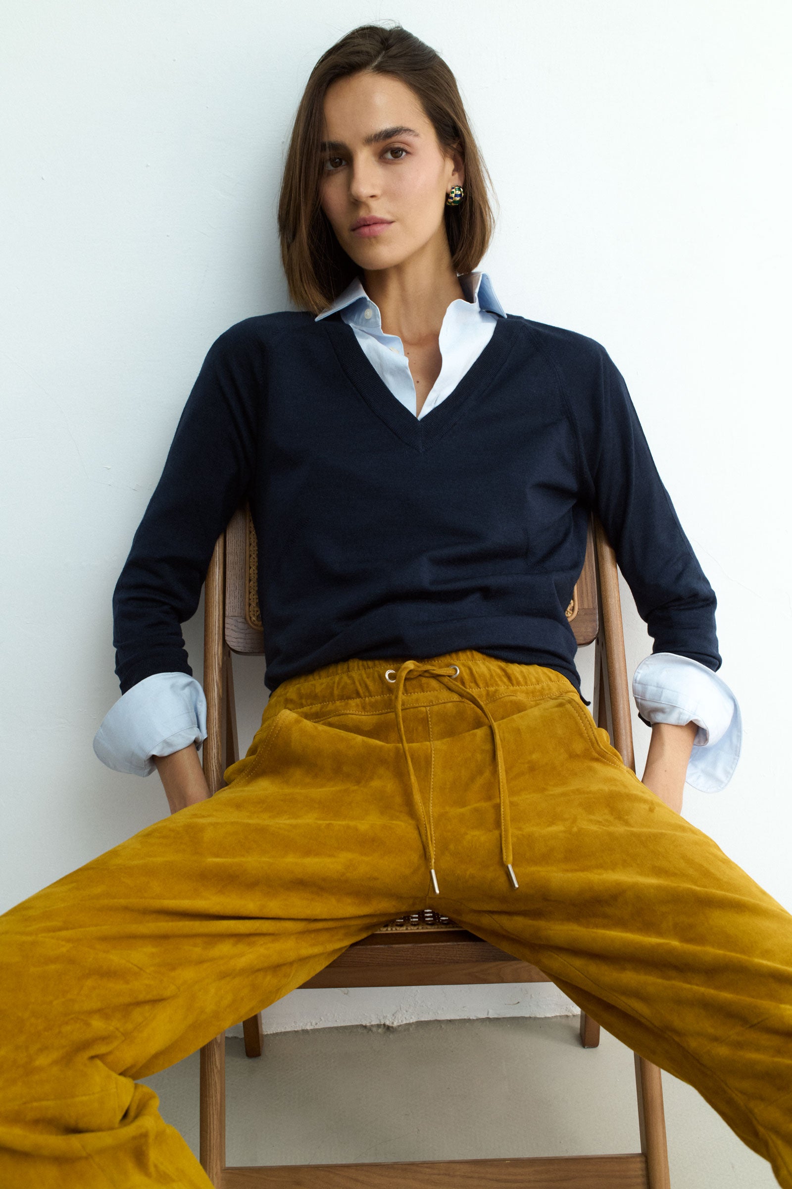 JOGGER PANT GOLDEN HONEY SUEDE