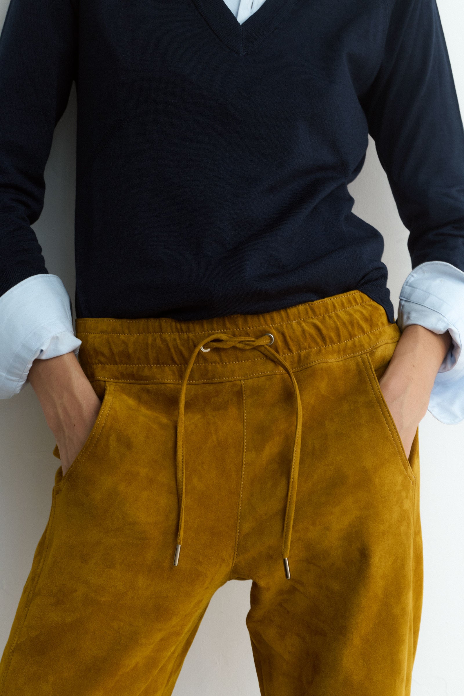 JOGGER PANT GOLDEN HONEY SUEDE