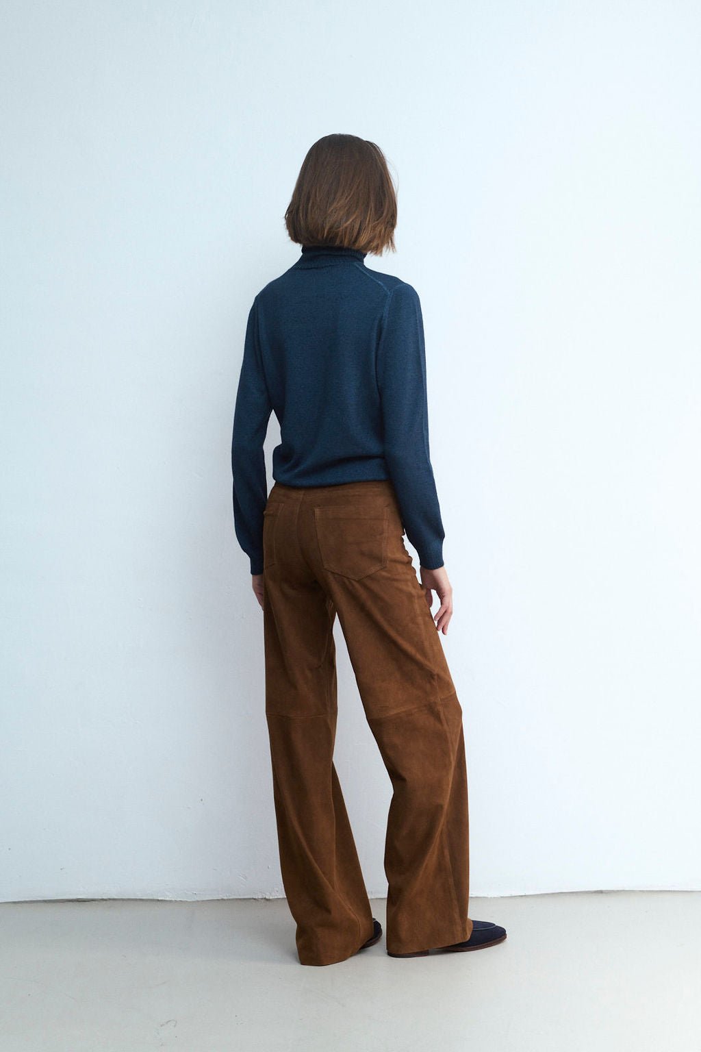 LOLA PANT SADDLE SUEDE