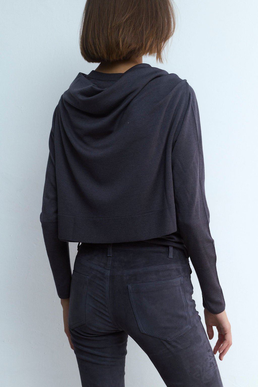CREW NECK SLATE