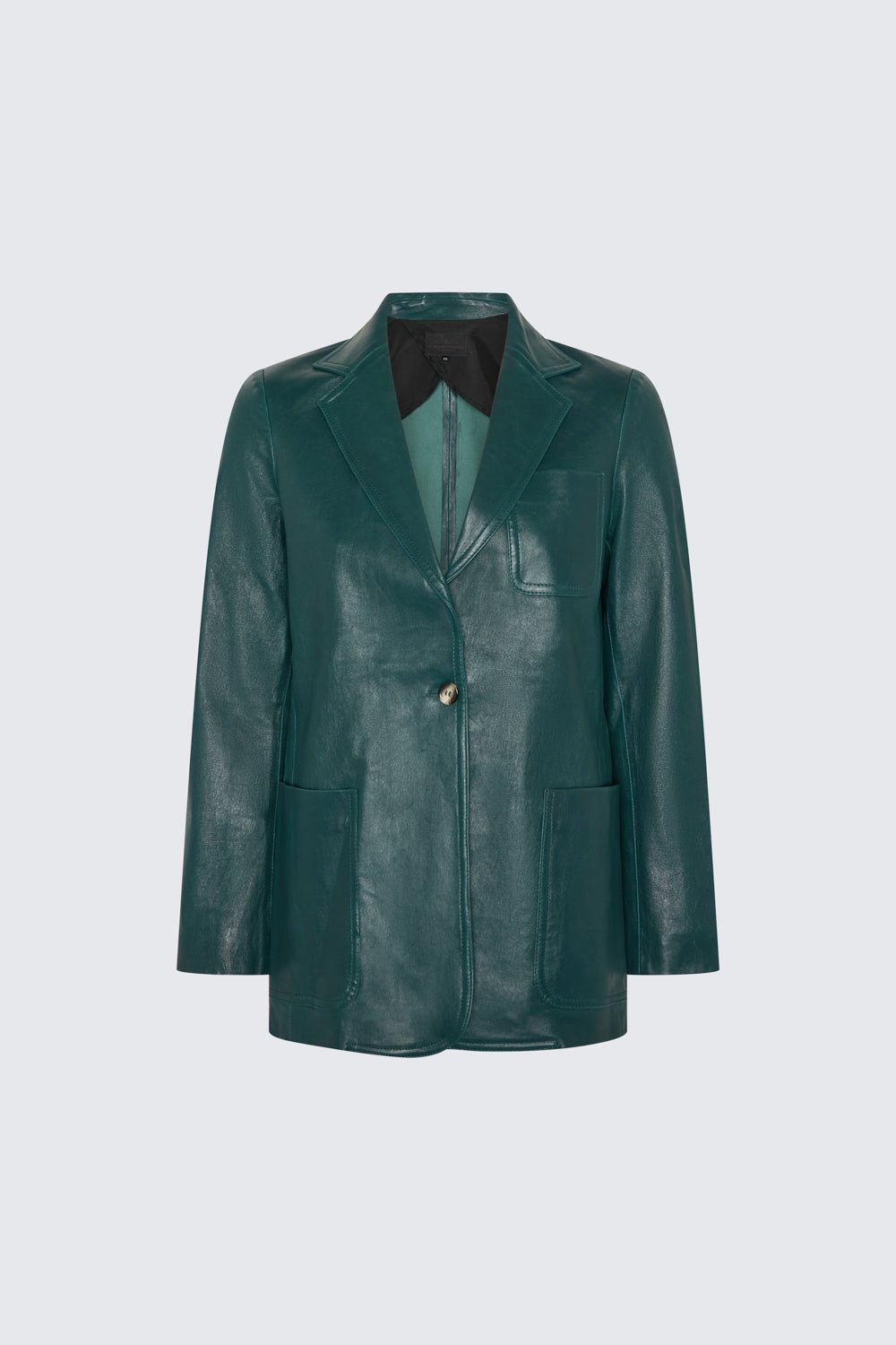 MAX BLAZER MALACHITE LEATHER
