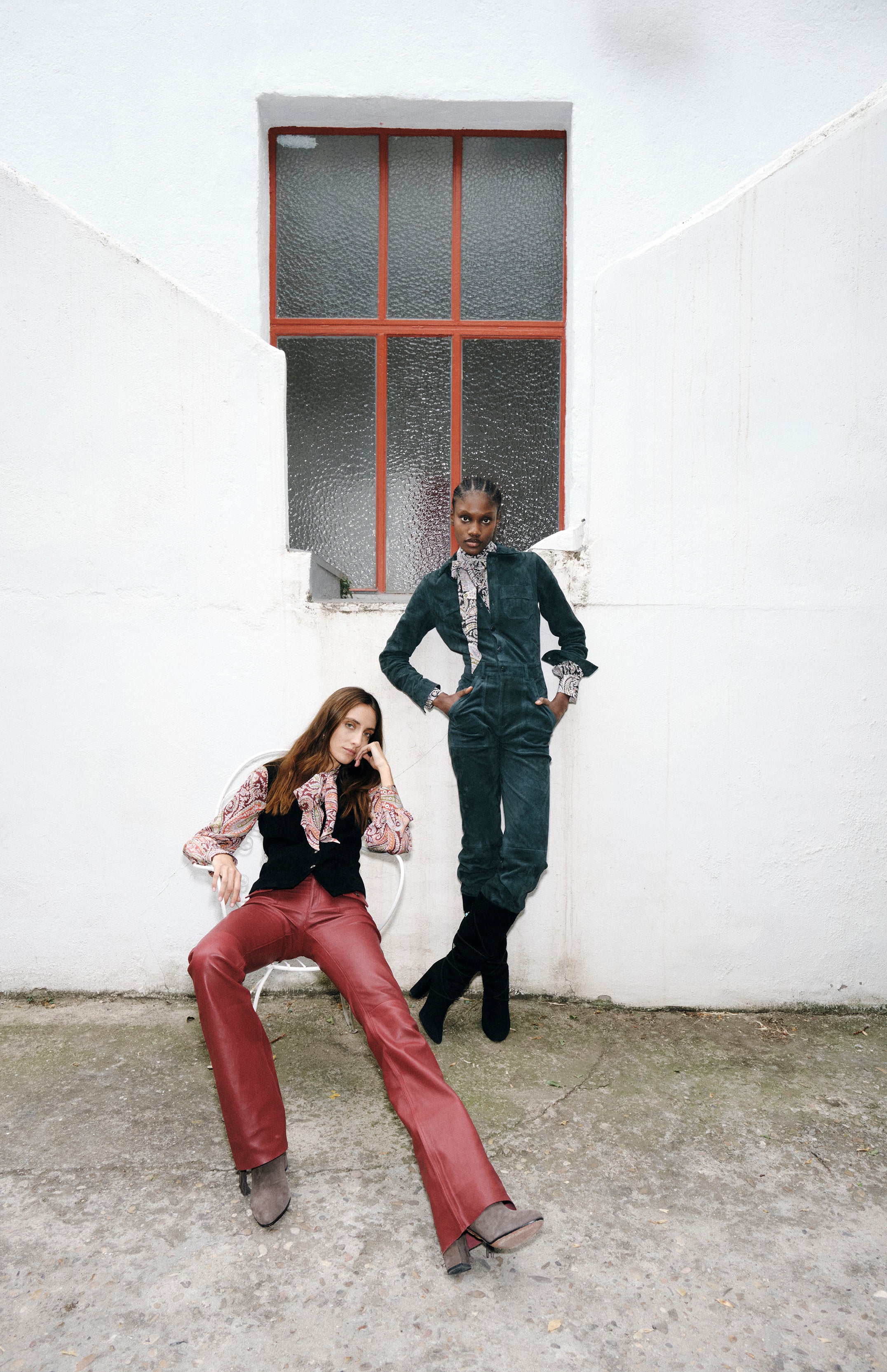 CAROLYN JAPANESE RED LEATHER