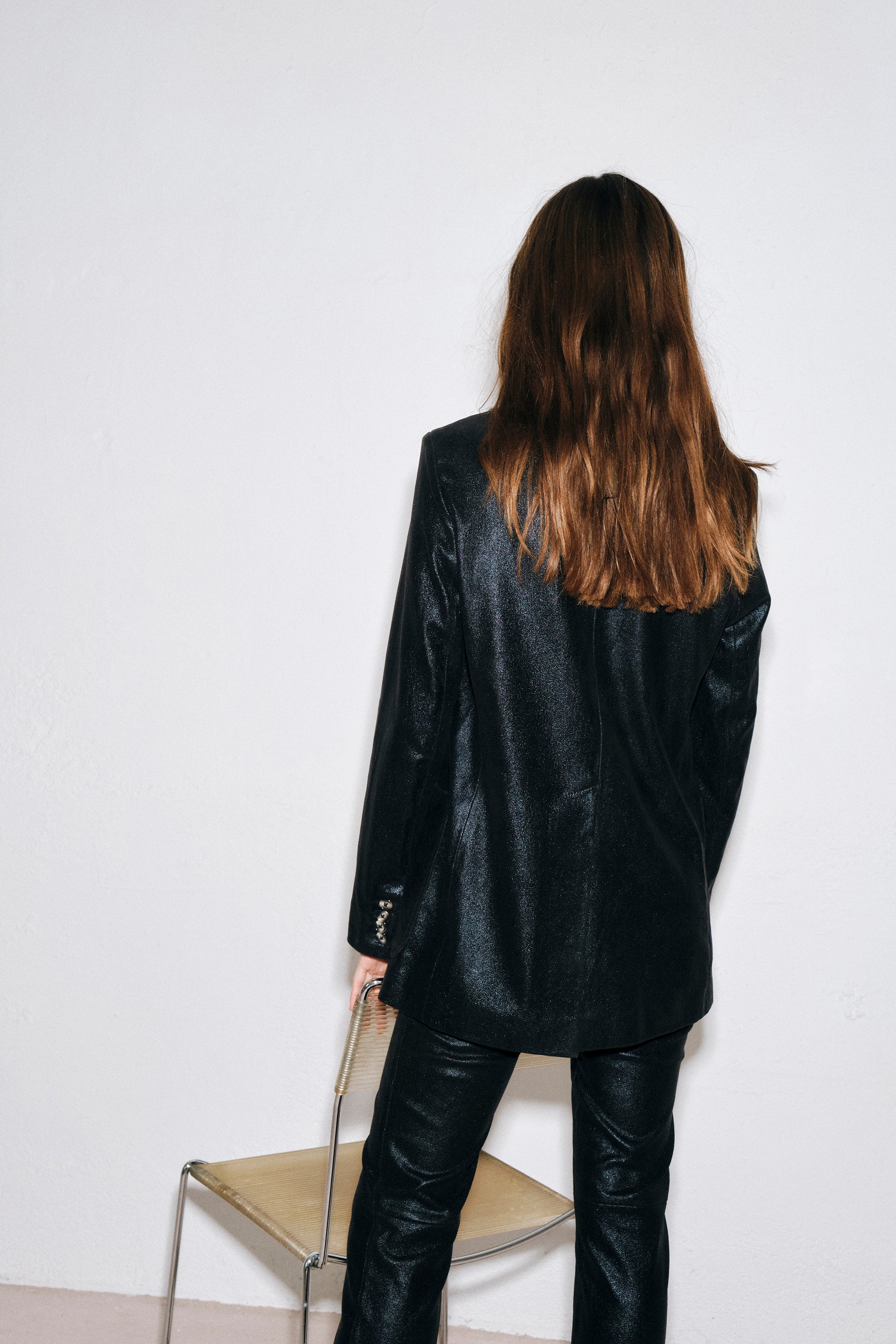 MAX BLAZER BAROUDEUR BLACK SUEDE