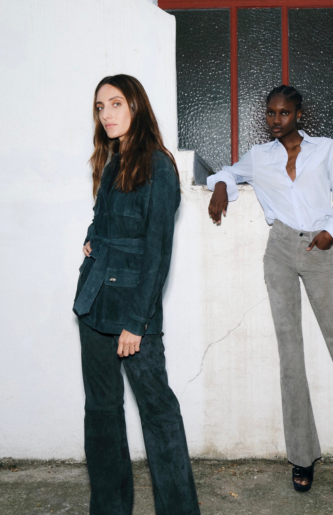 SAHARIANA DARK DENIM SUEDE