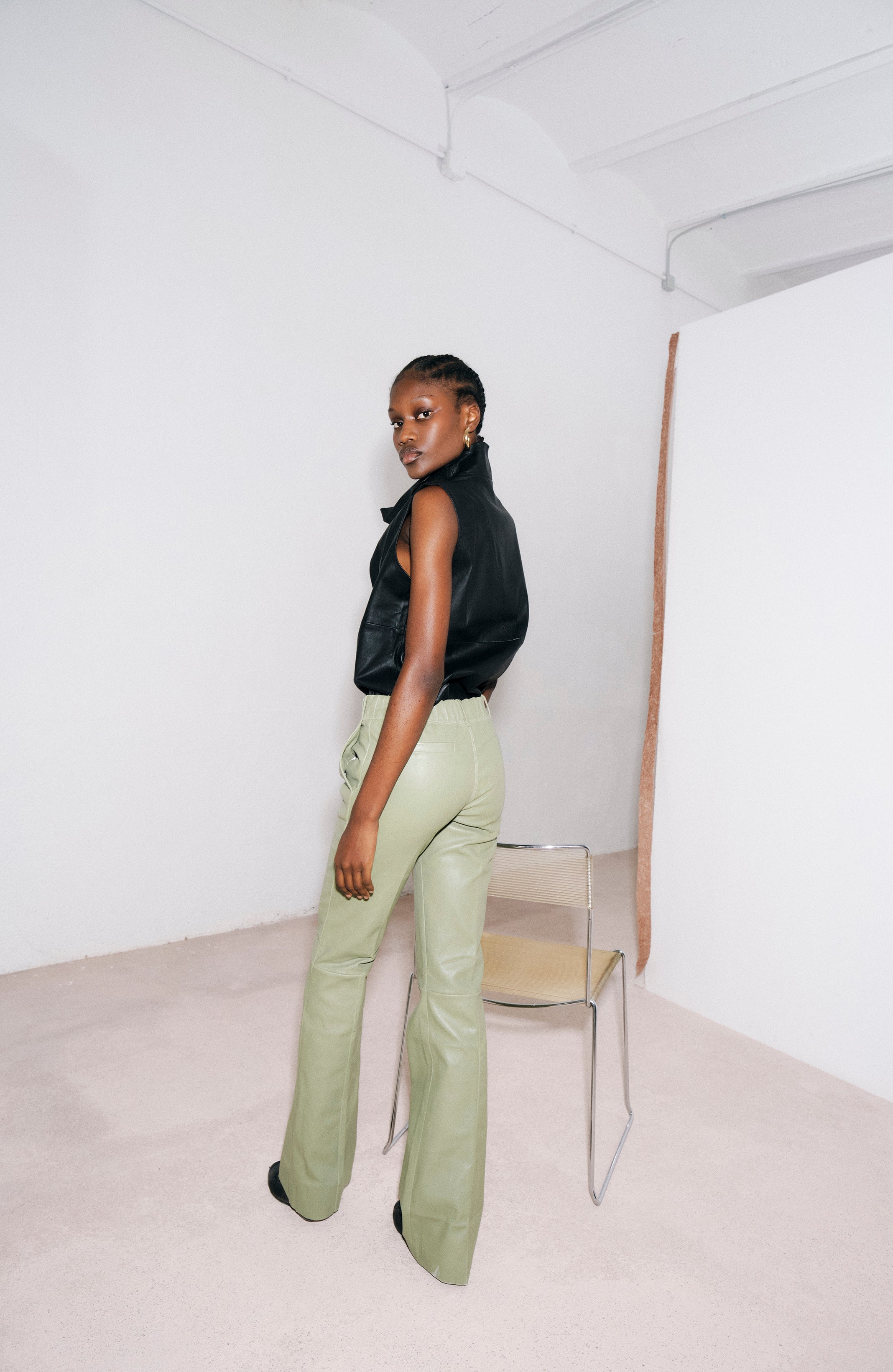 PIJAMA MATCHA LEATHER