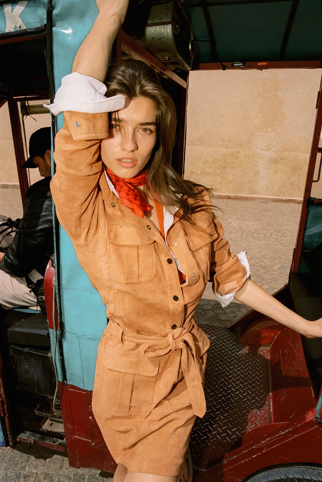 PALOMA APRICOT CRUSH SUEDE