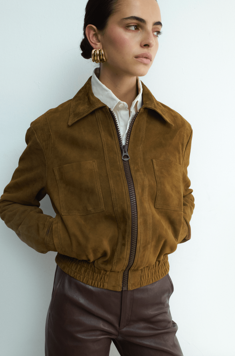 STELLA JACKET PINEWOOD SUEDE