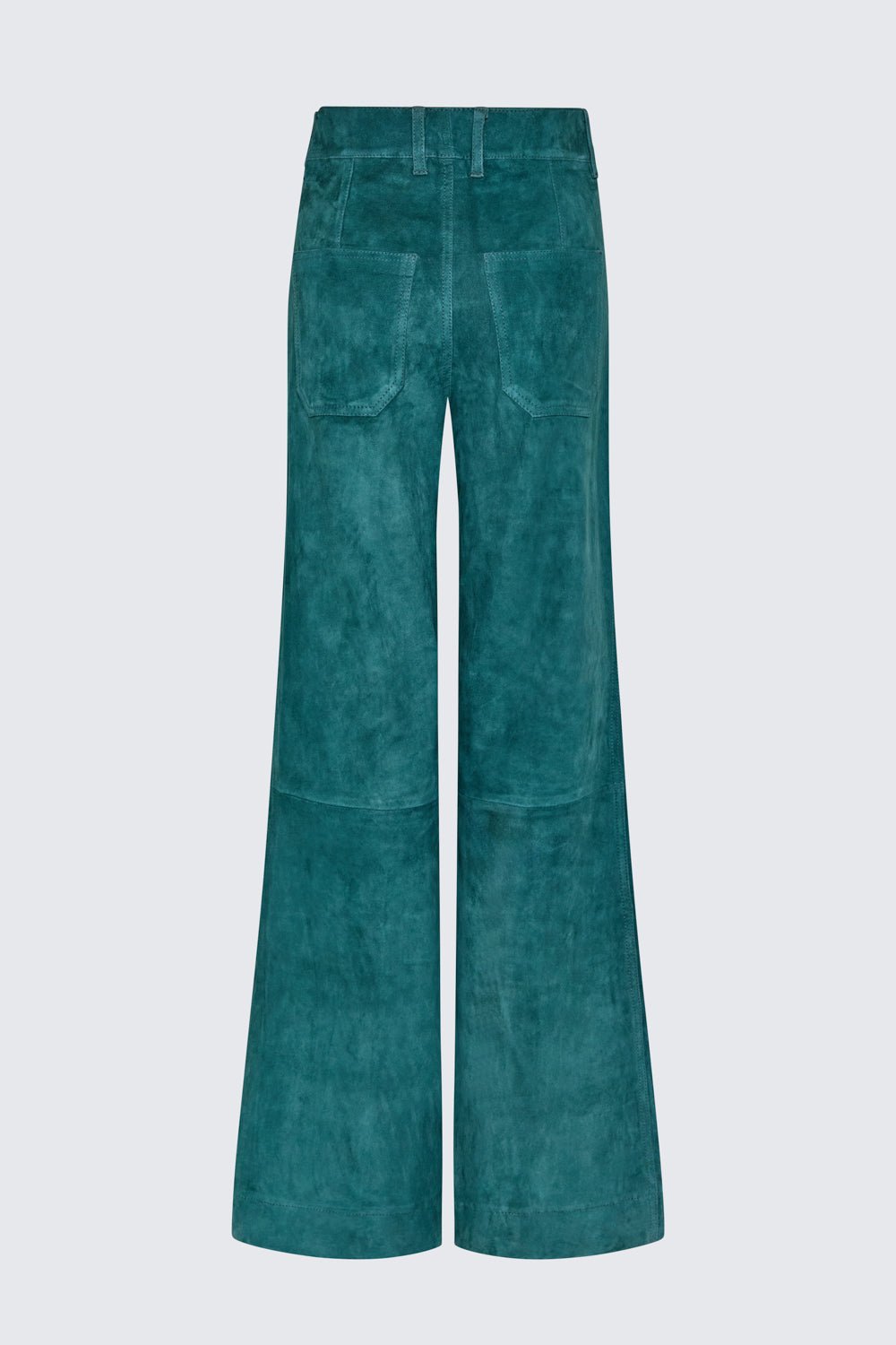 VERONICA PANT MALACHITE SUEDE